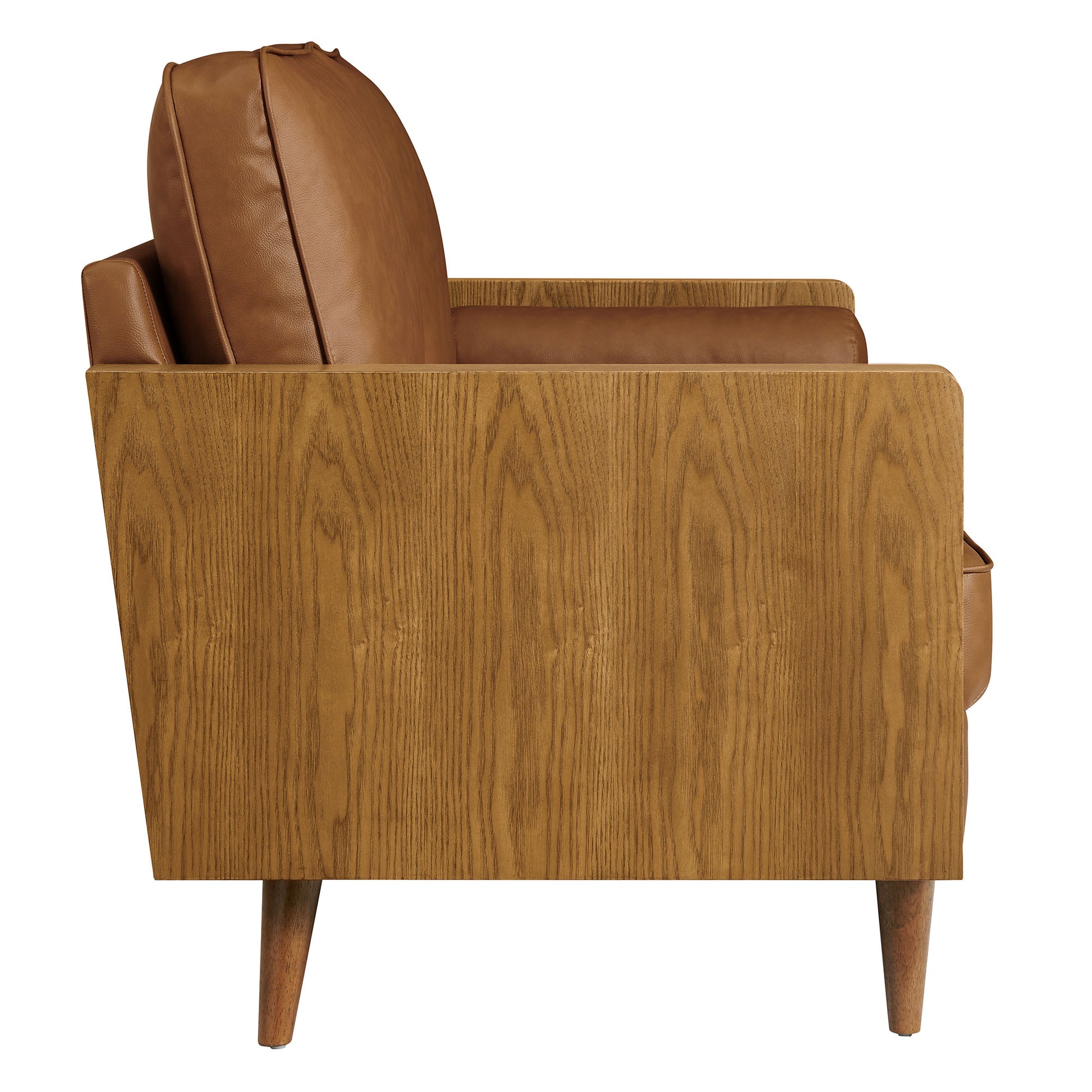 Kellan Vegan Leather Loveseat by Modway - Best Buy Furniture