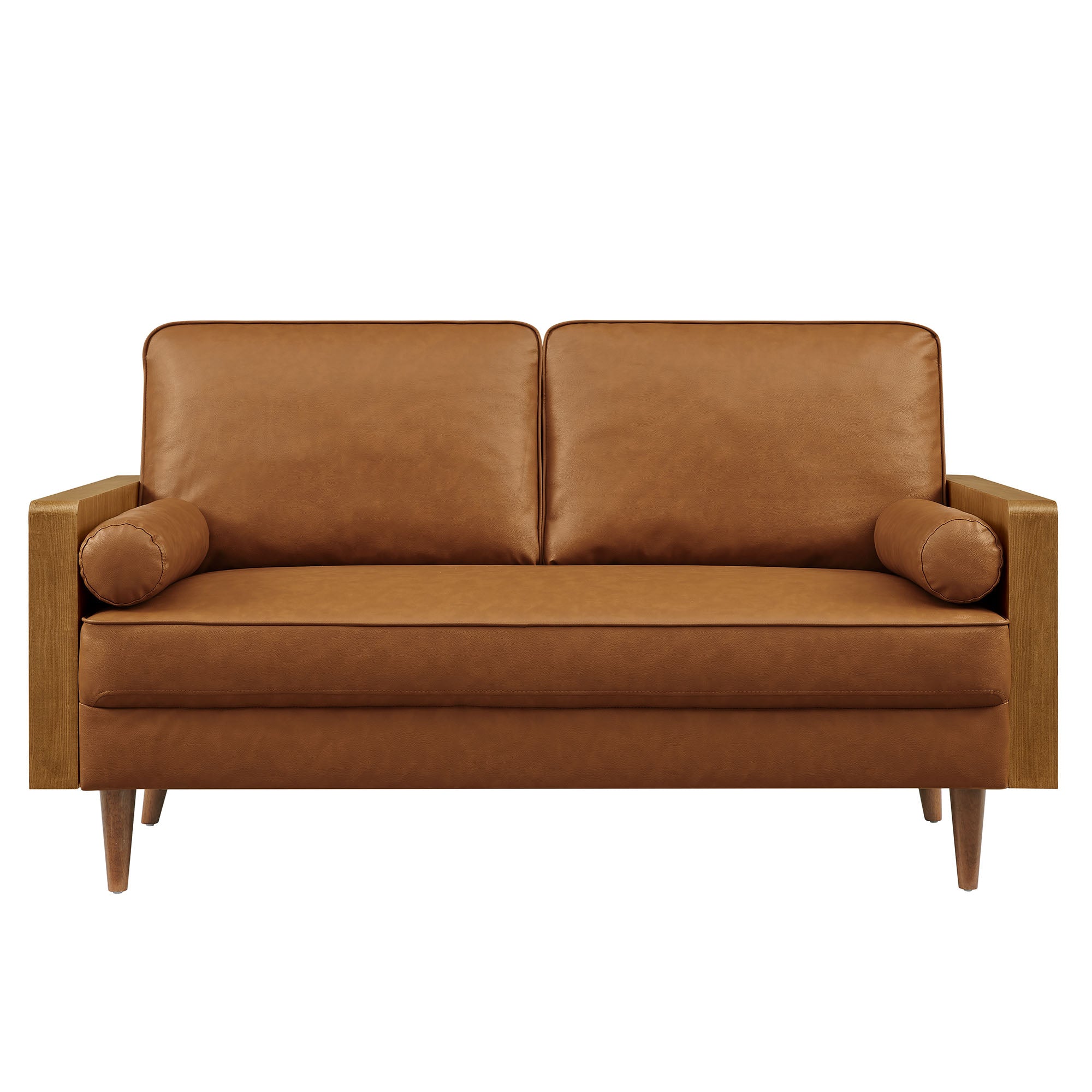 Kellan Vegan Leather Loveseat by Modway - Best Buy Furniture