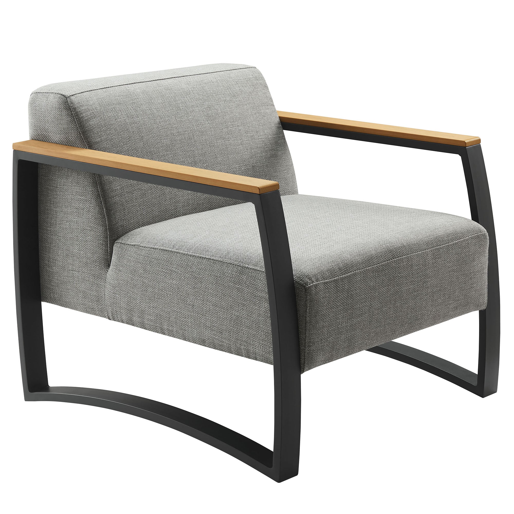 Sauve Outdoor Patio Aluminum and Fabric Armchair by Modway - Best Buy Furniture