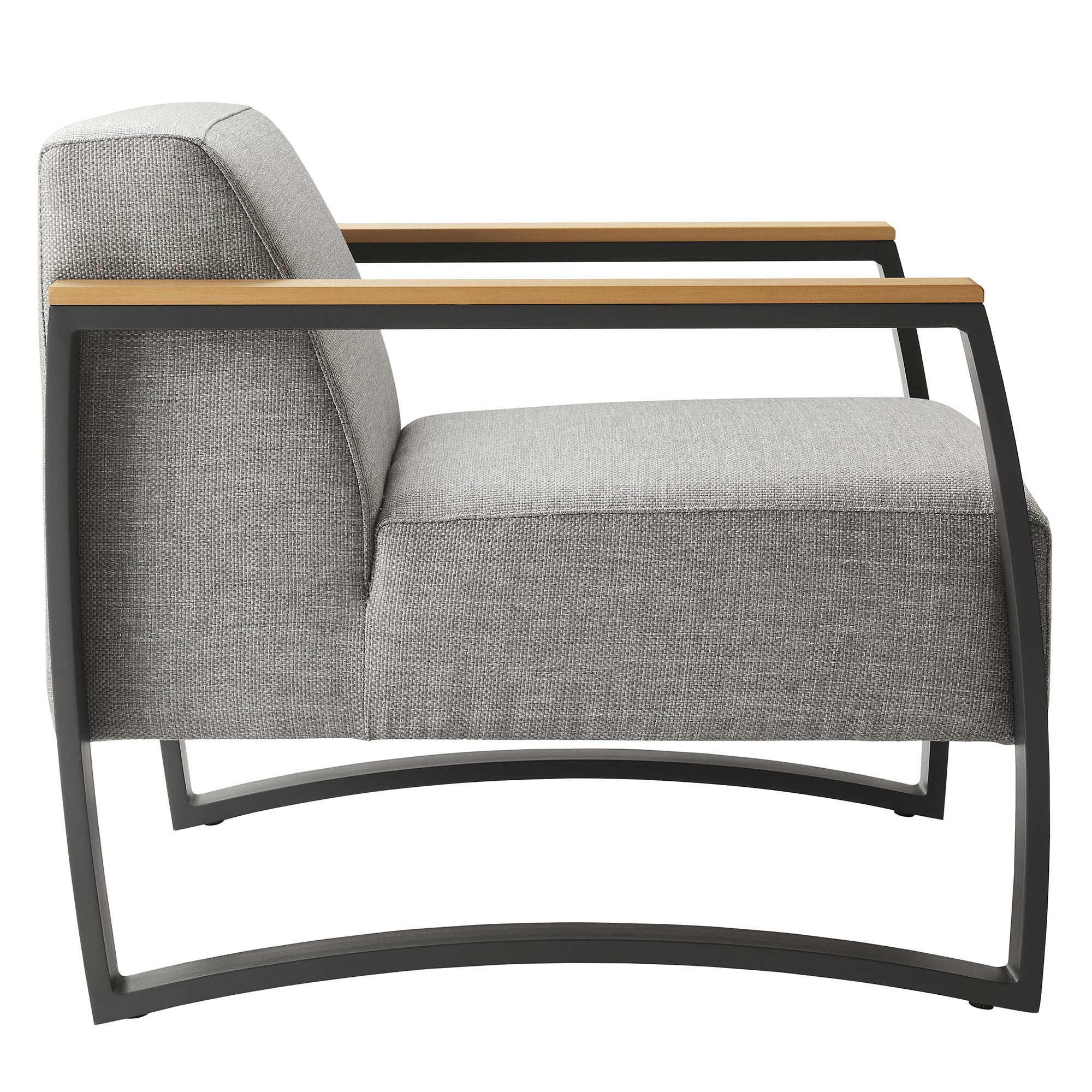 Sauve Outdoor Patio Aluminum and Fabric Armchair by Modway - Best Buy Furniture