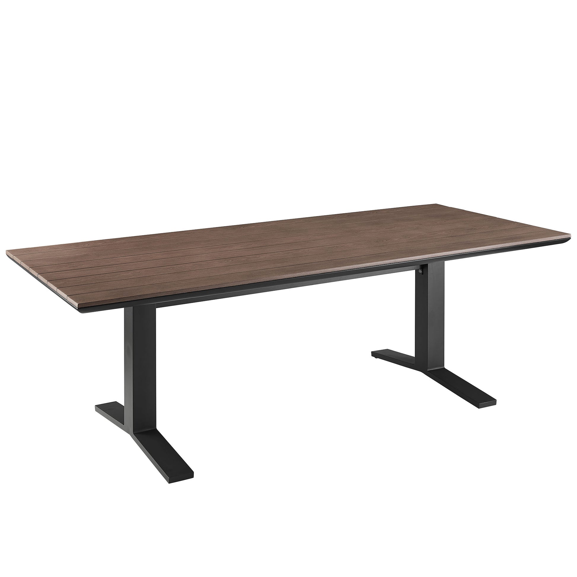Gavelston 91" Outdoor Patio Aluminum Dining Table by Modway - Best Buy Furniture