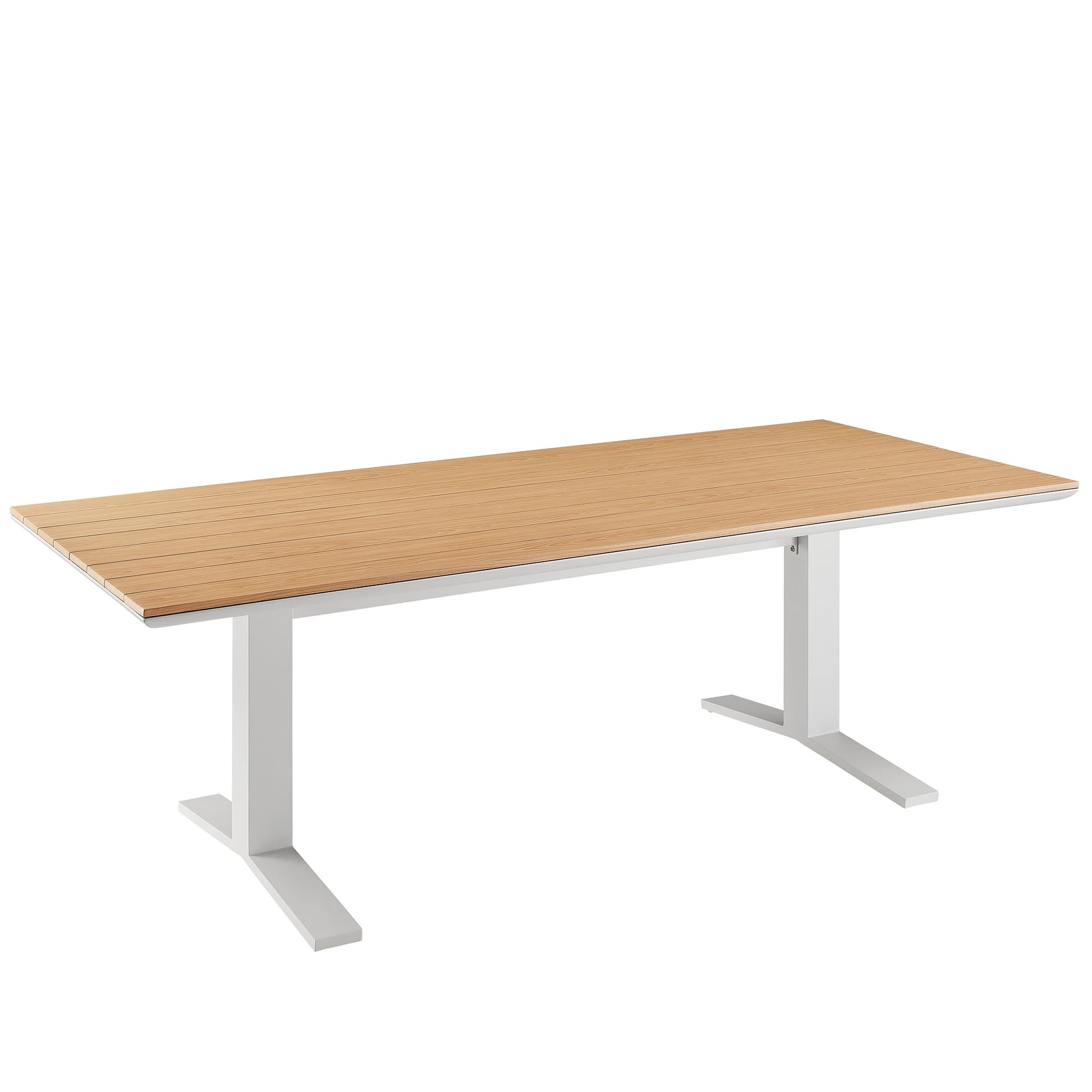 Gavelston 91" Outdoor Patio Aluminum Dining Table by Modway - Best Buy Furniture