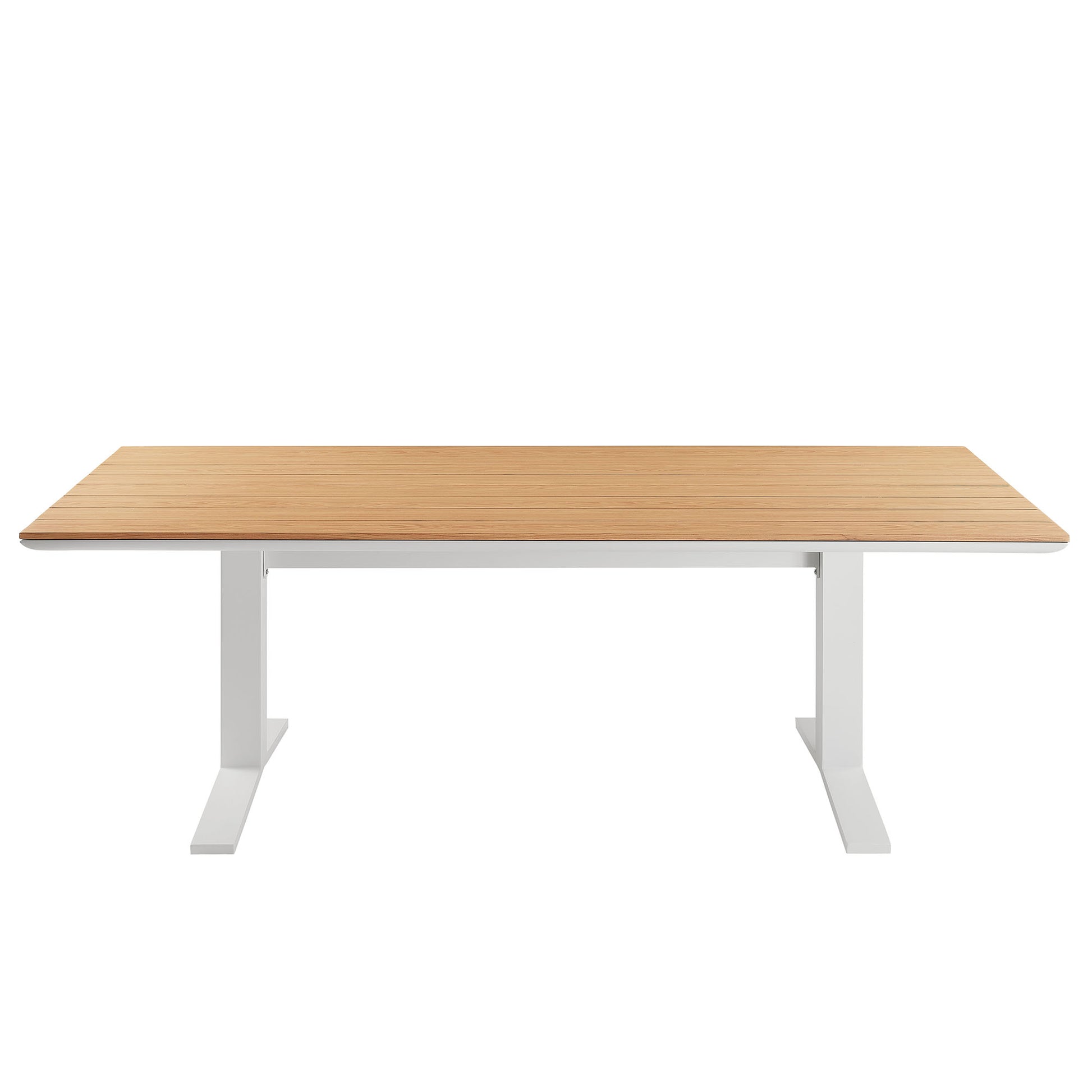 Gavelston 91" Outdoor Patio Aluminum Dining Table by Modway - Best Buy Furniture