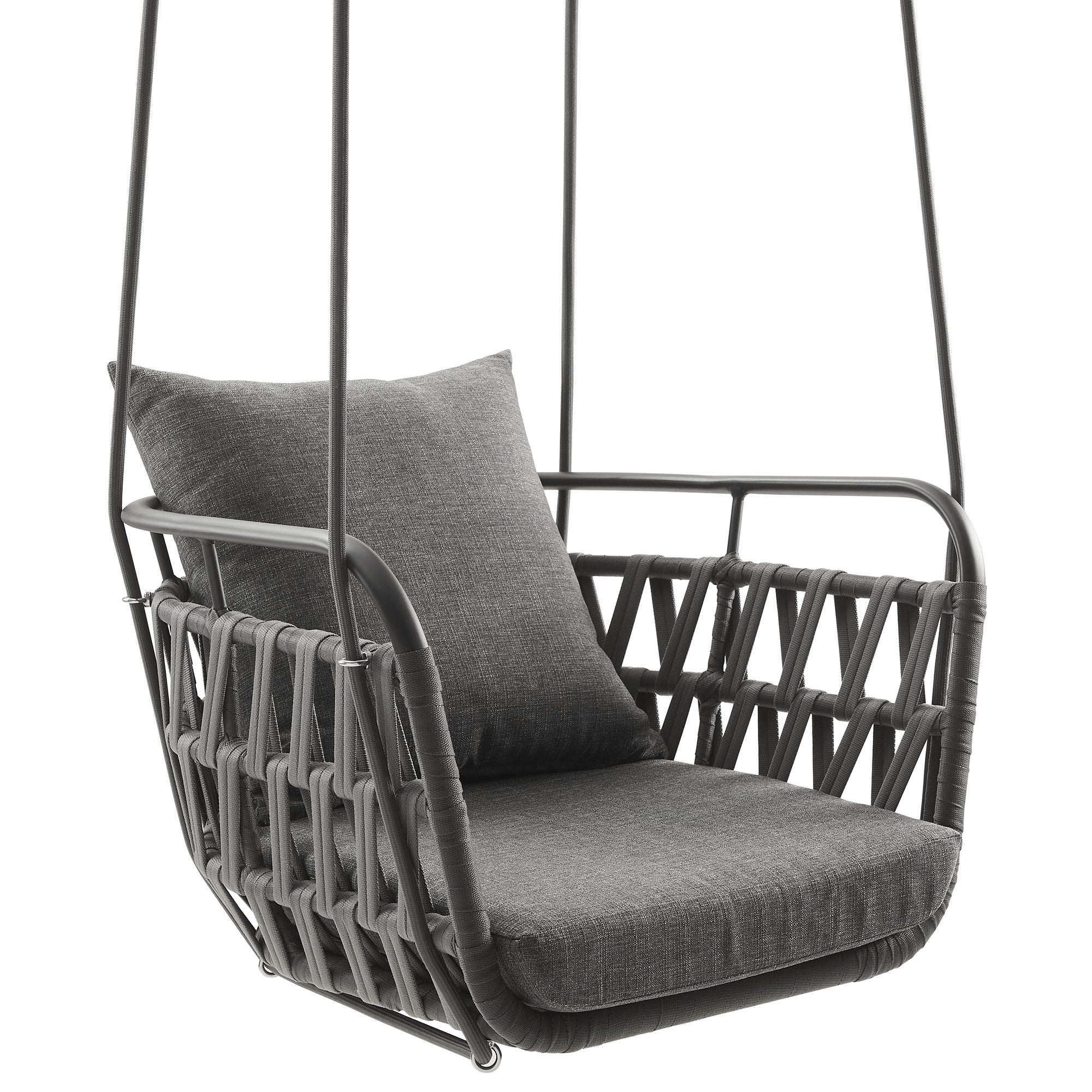 Kaliah Outdoor Patio Aluminum Swing Chair by Modway - Best Buy Furniture