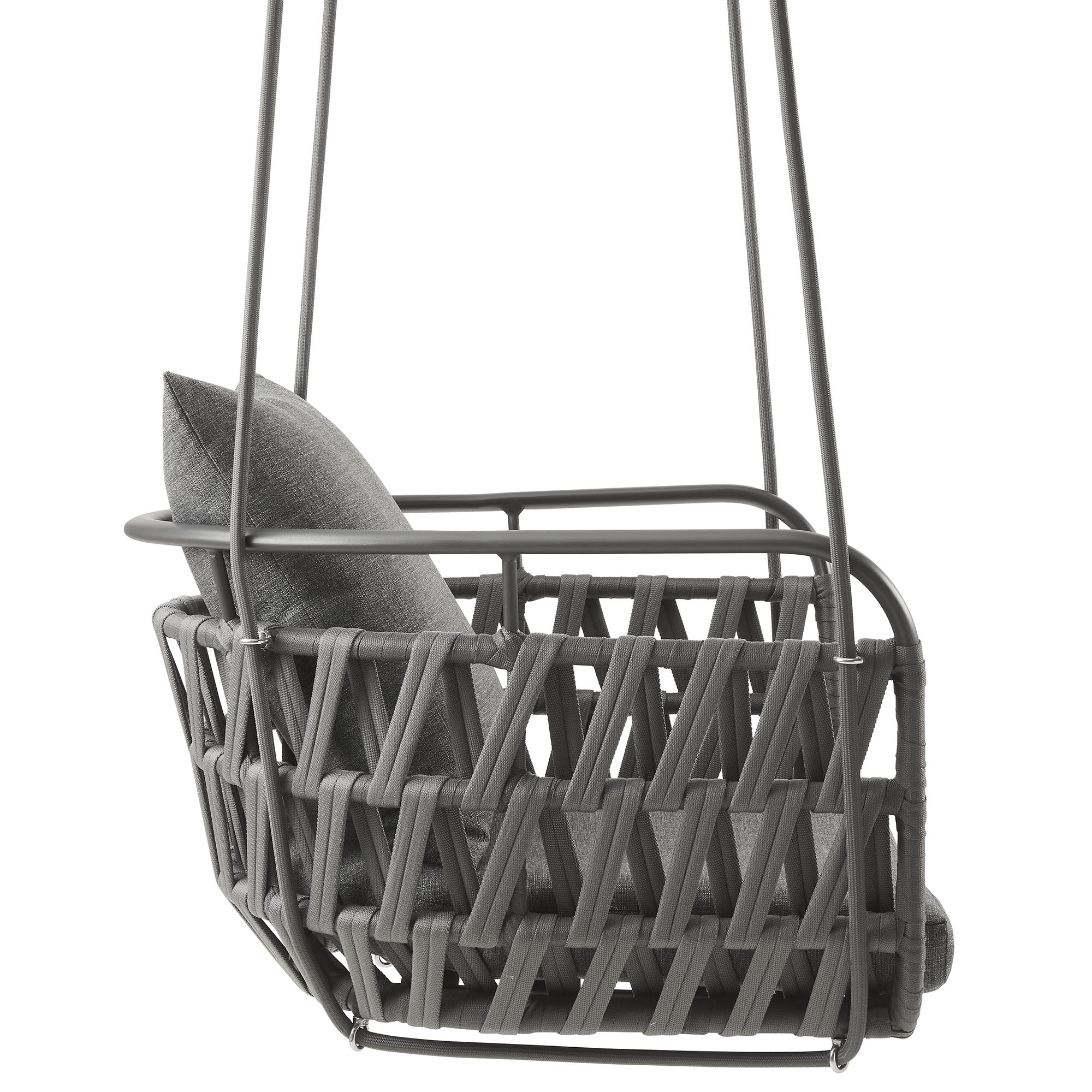 Kaliah Outdoor Patio Aluminum Swing Chair by Modway - Best Buy Furniture
