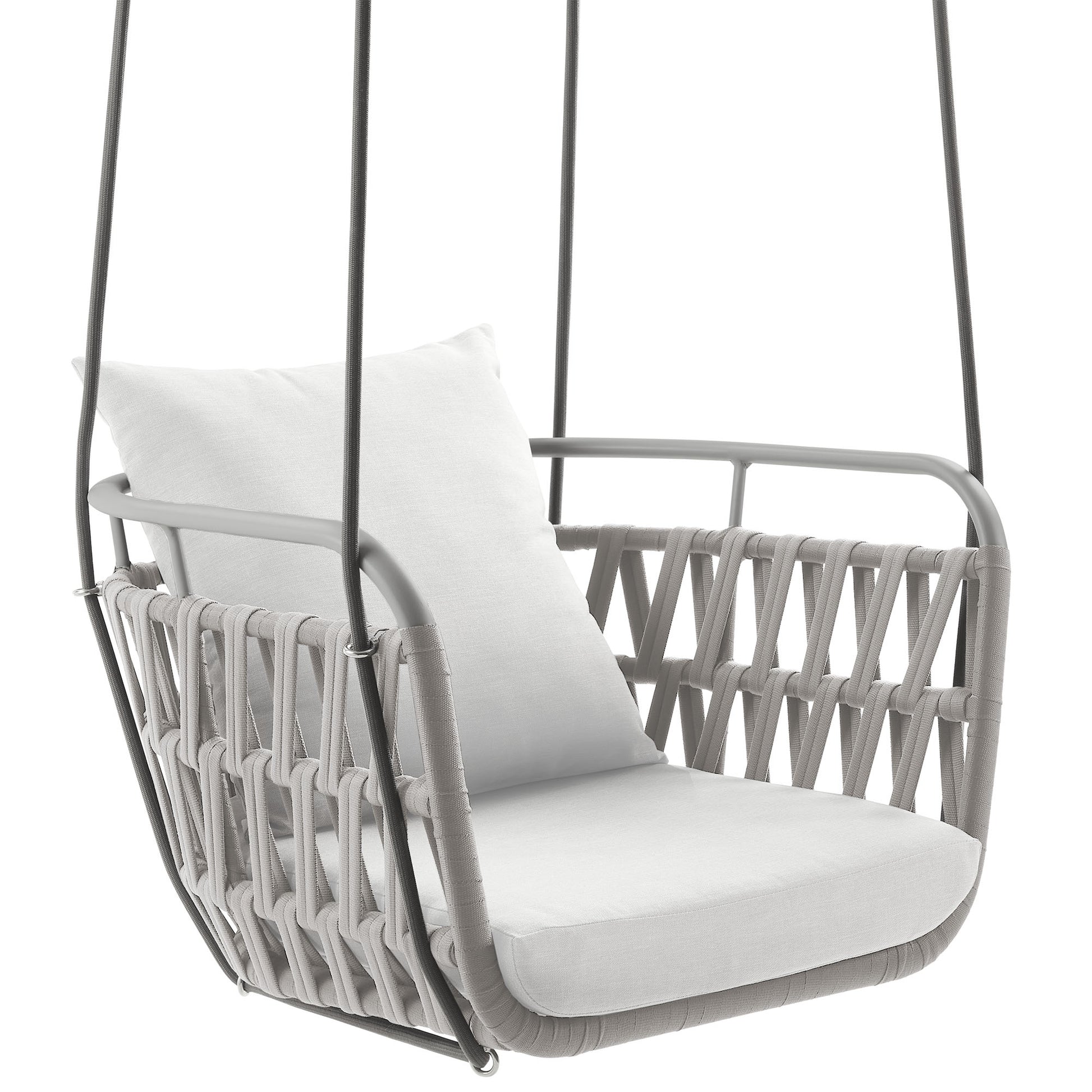 Kaliah Outdoor Patio Aluminum Swing Chair by Modway - Best Buy Furniture