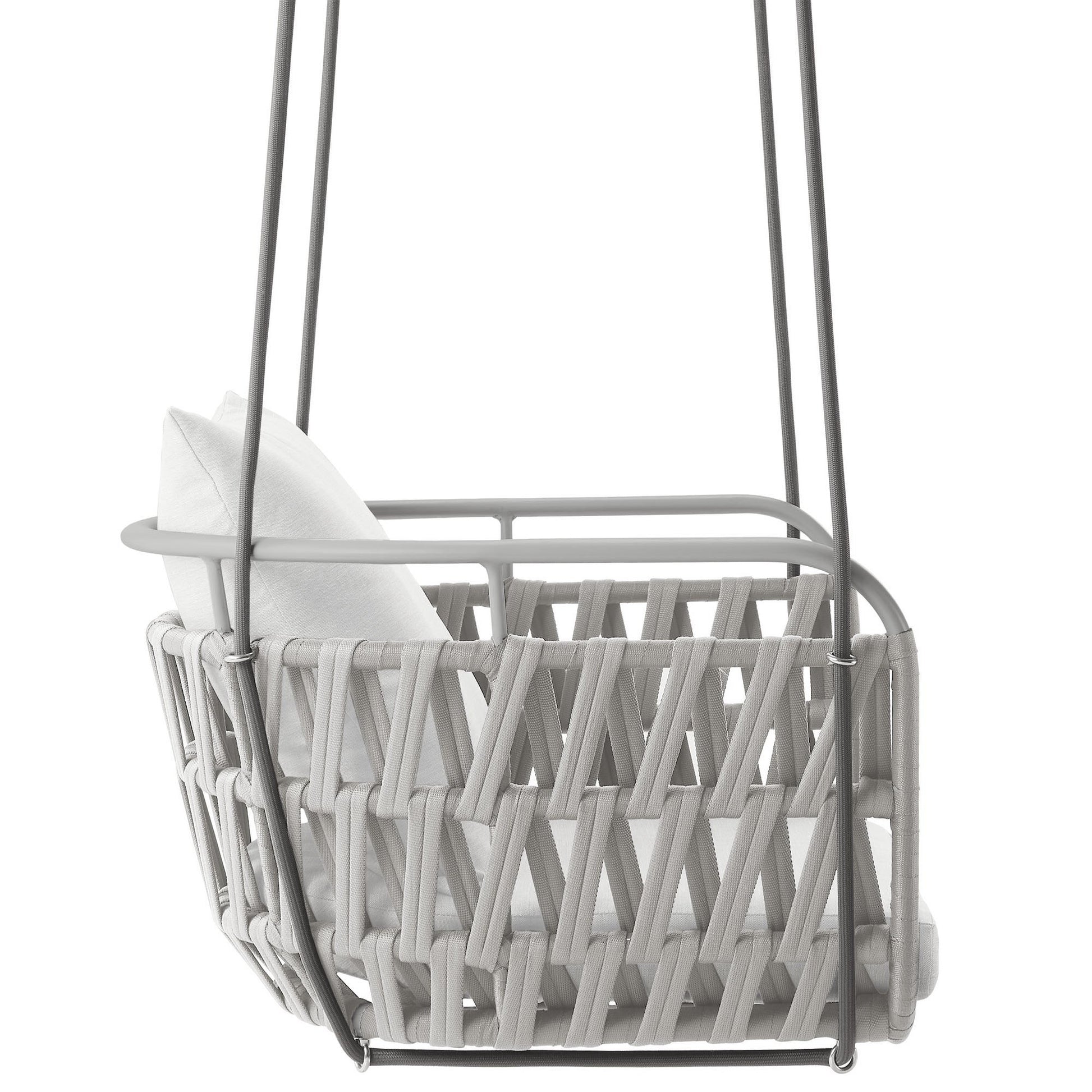 Kaliah Outdoor Patio Aluminum Swing Chair by Modway - Best Buy Furniture