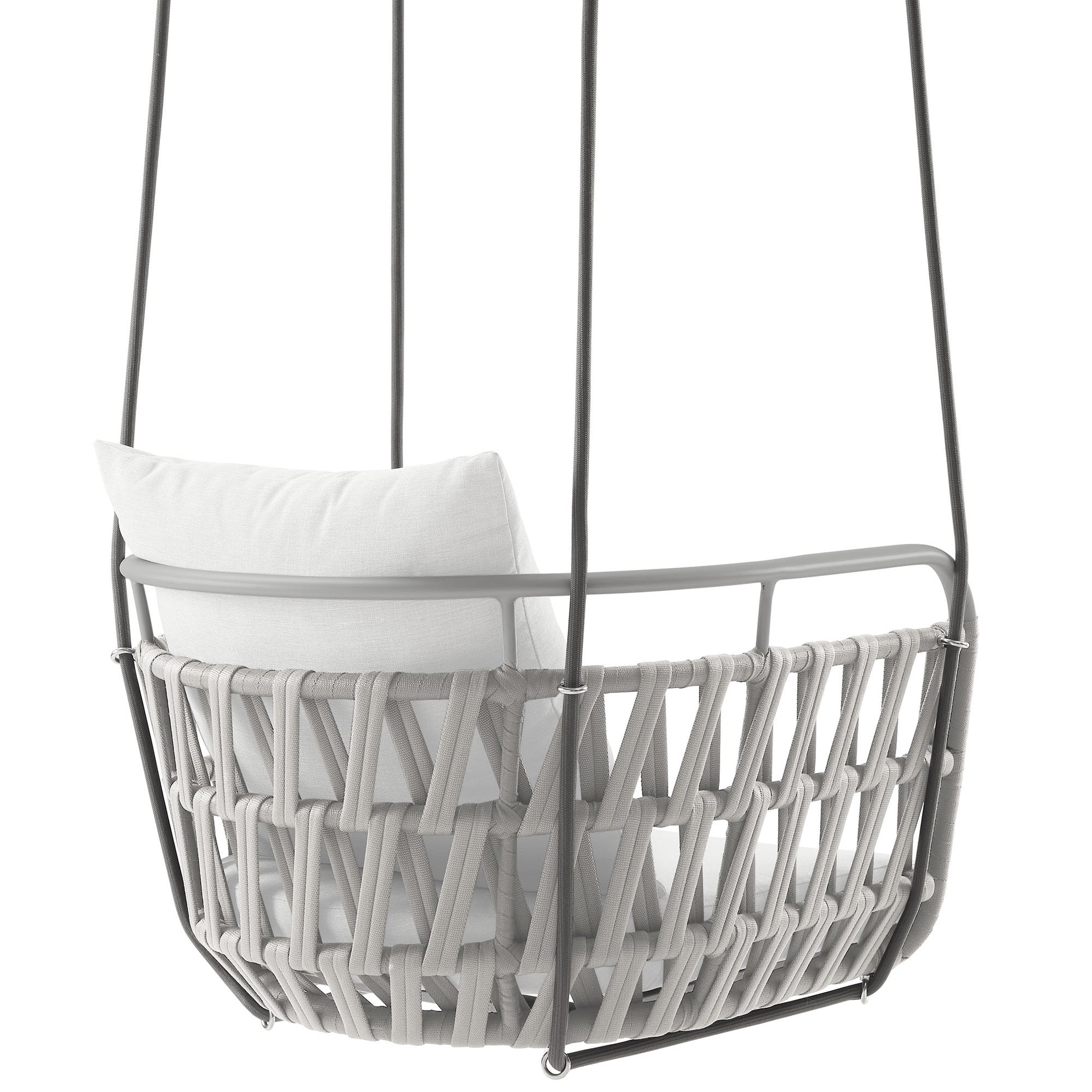 Kaliah Outdoor Patio Aluminum Swing Chair by Modway - Best Buy Furniture