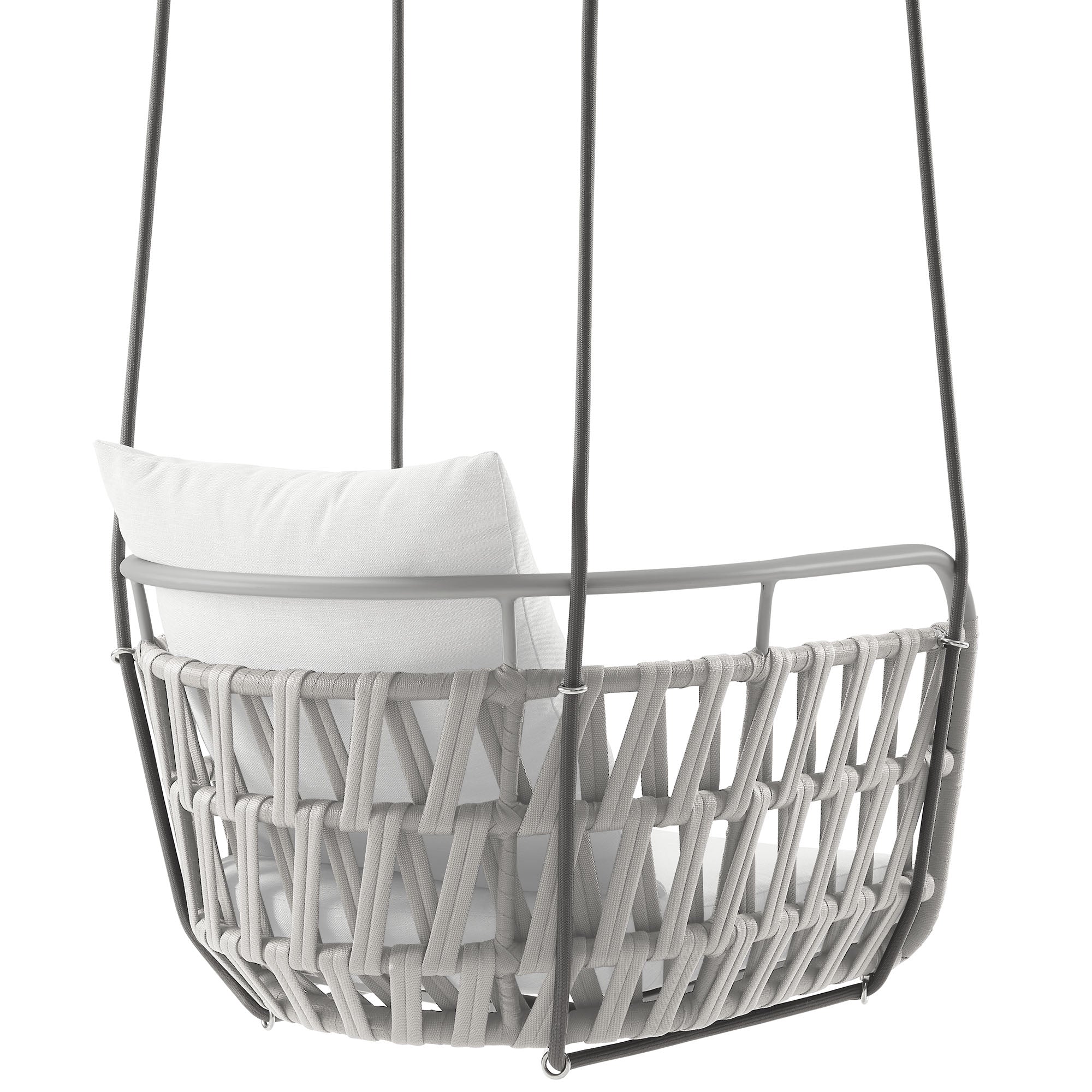 Kaliah Outdoor Patio Aluminum Swing Chair by Modway - Best Buy Furniture