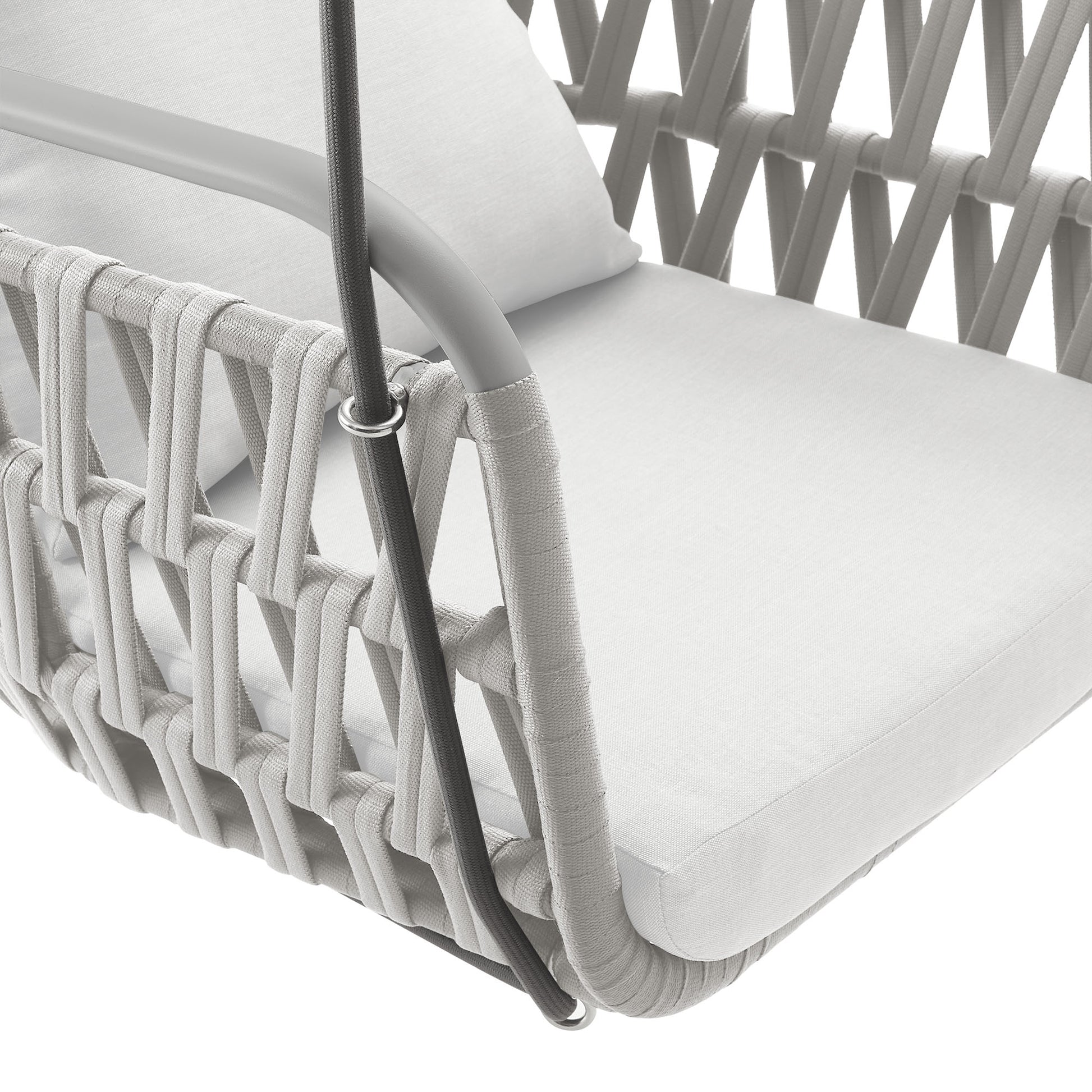 Kaliah Outdoor Patio Aluminum Swing Chair by Modway - Best Buy Furniture