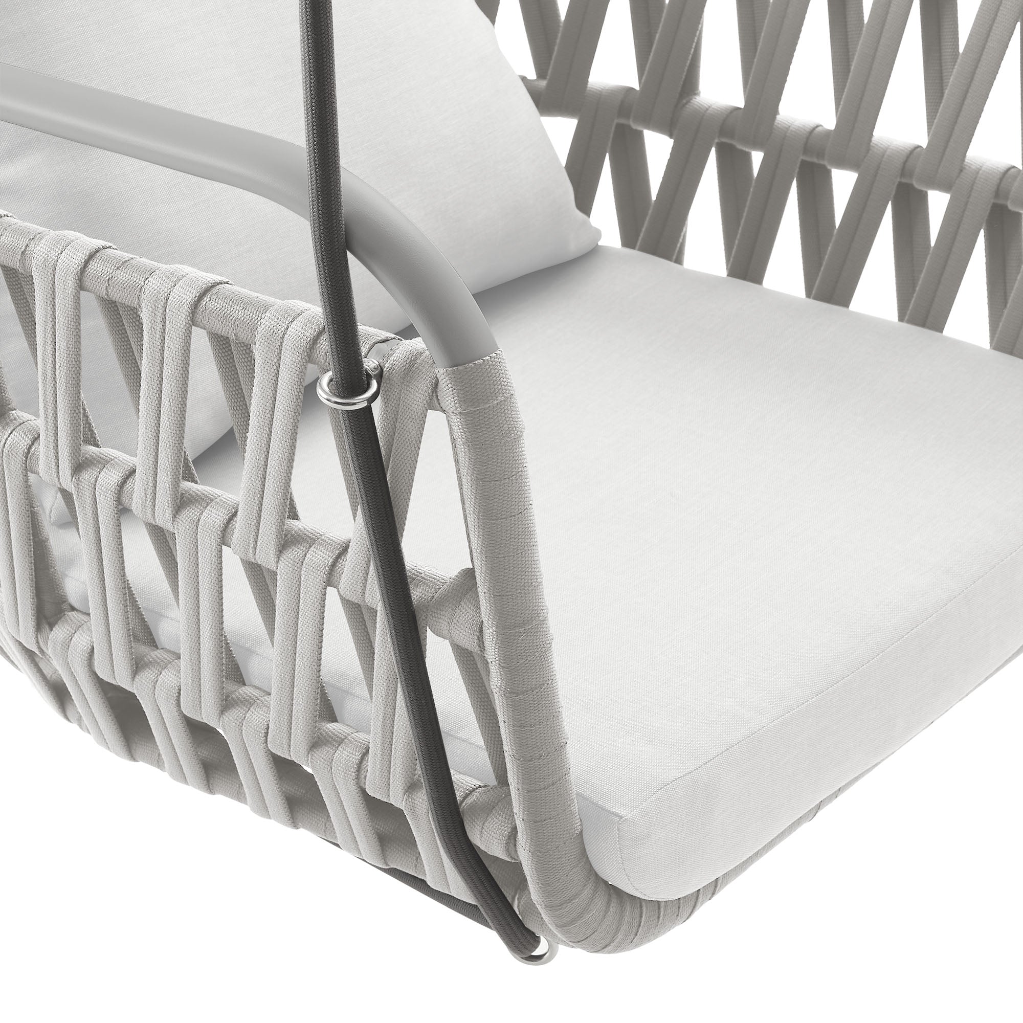 Kaliah Outdoor Patio Aluminum Swing Chair by Modway - Best Buy Furniture