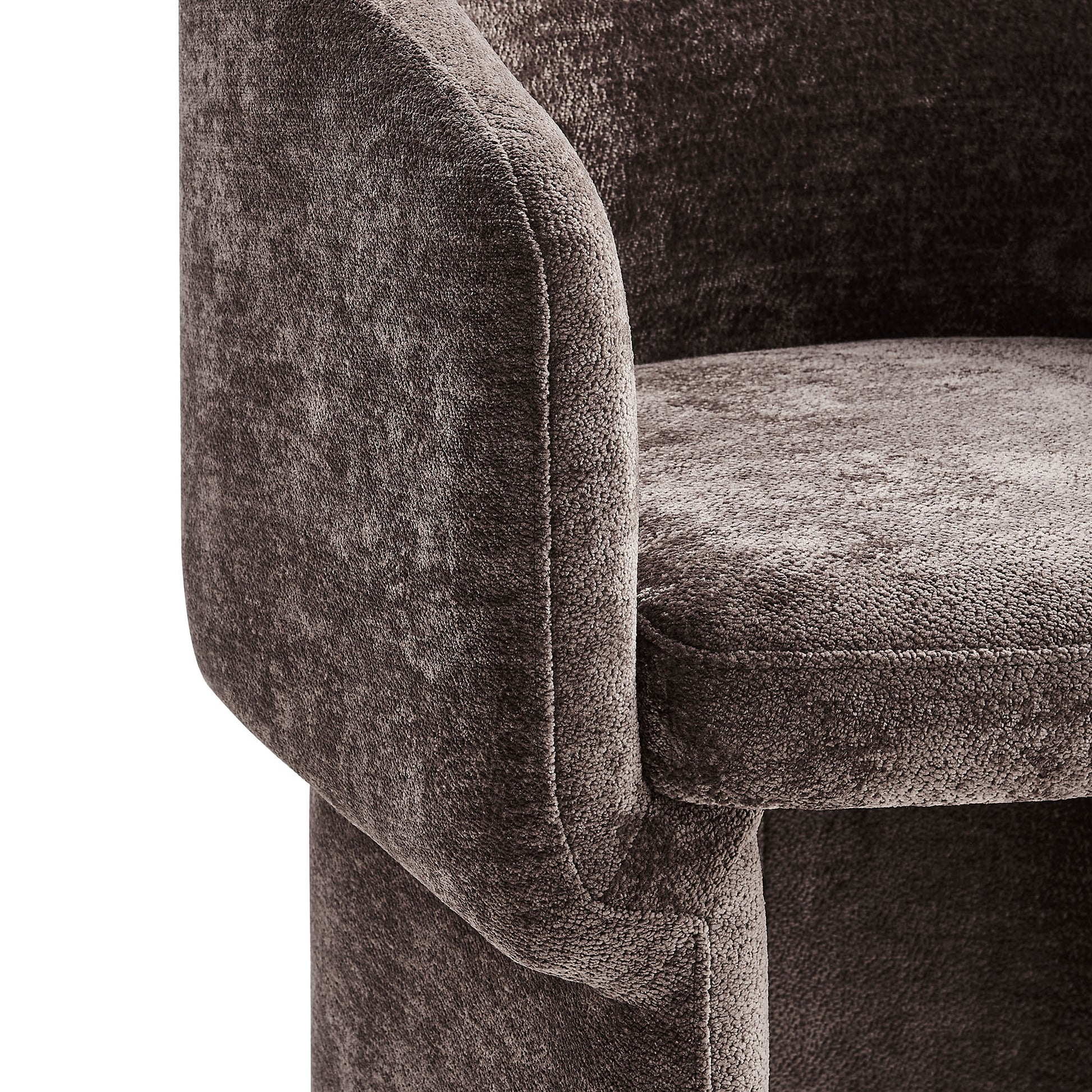 Verity Barrel Back Chenille Dining Armchair by Modway - Best Buy Furniture