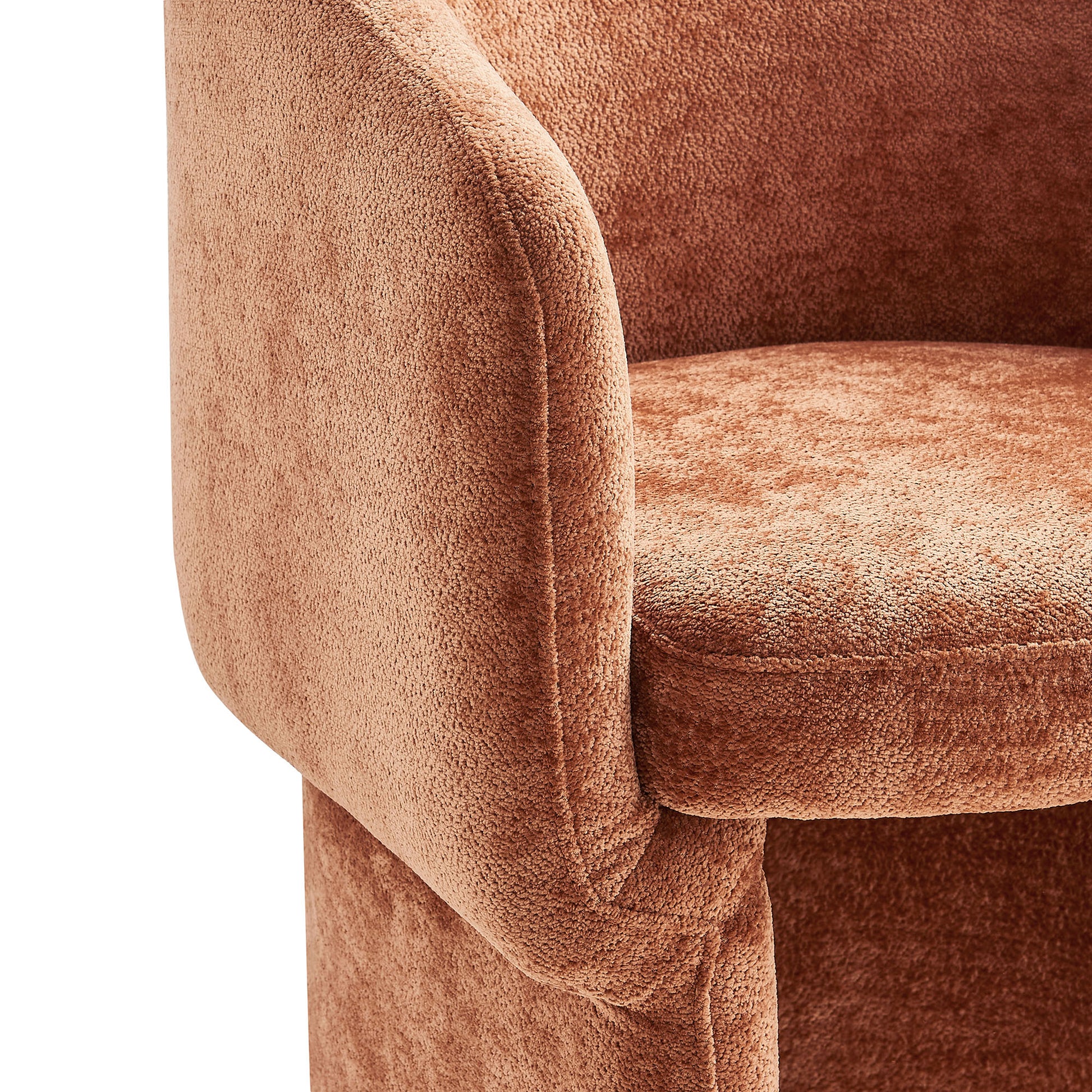Verity Barrel Back Chenille Dining Armchair by Modway - Best Buy Furniture