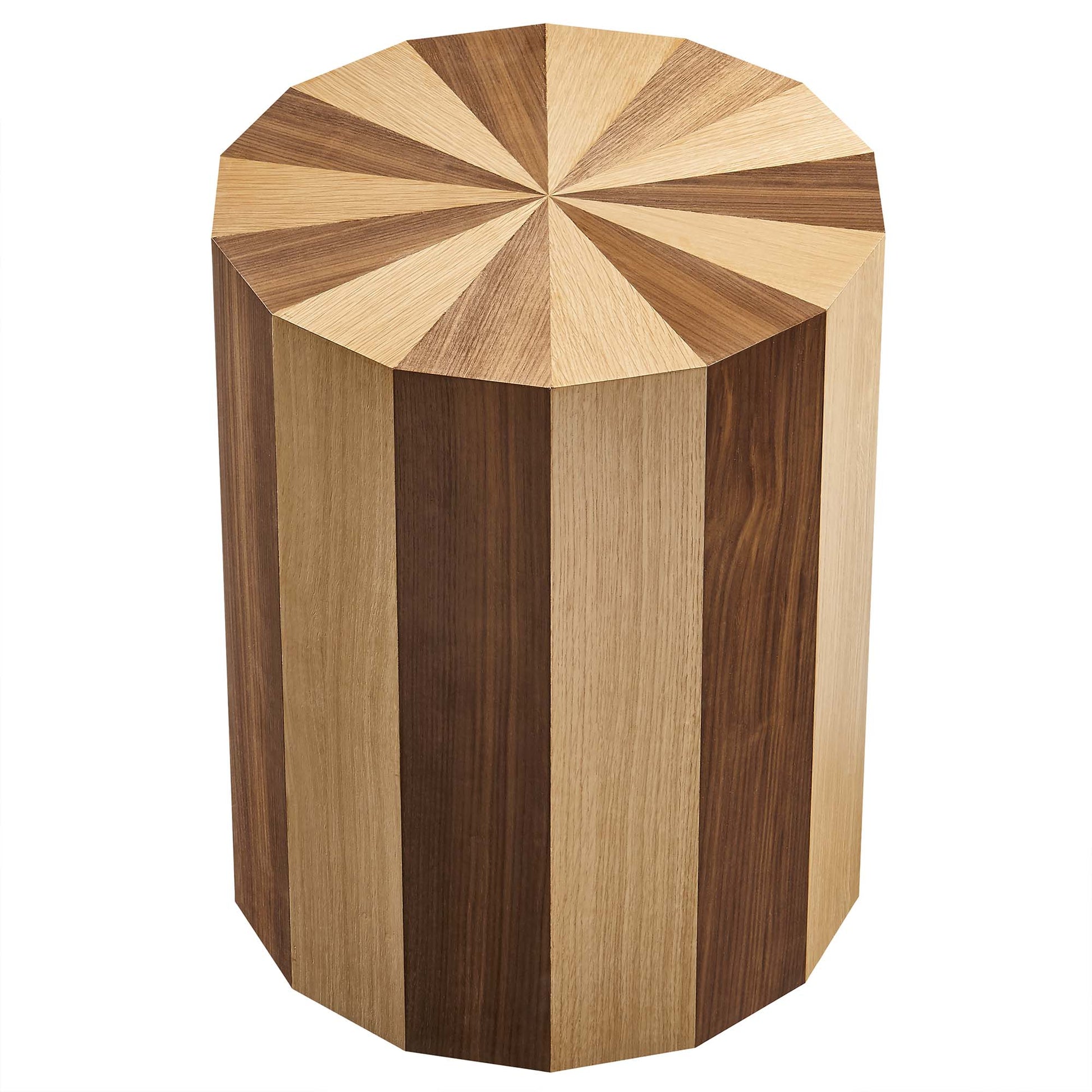 Twirl Two-Toned Wood Veneer Side Table by Modway - Best Buy Furniture