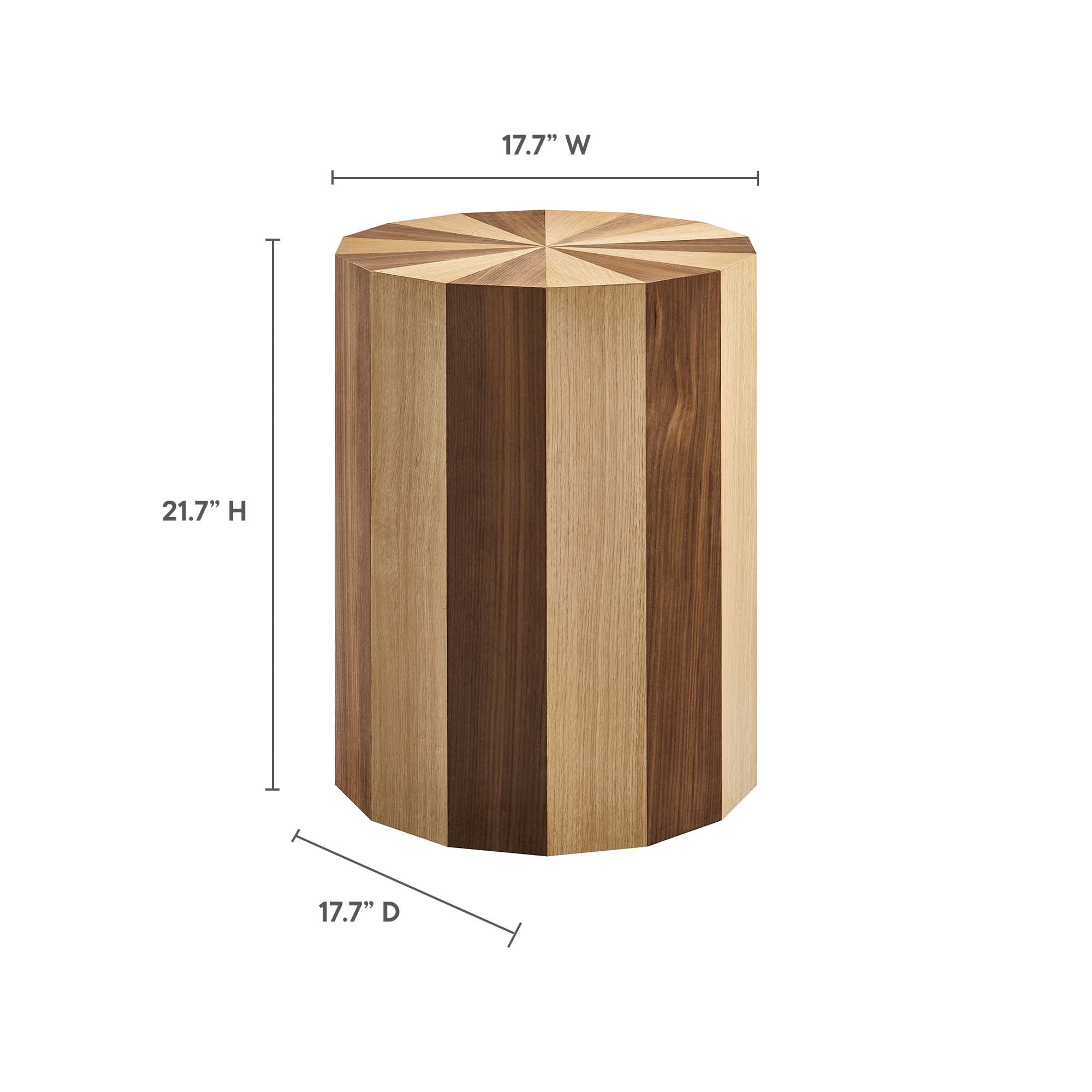 Twirl Two-Toned Wood Veneer Side Table by Modway - Best Buy Furniture