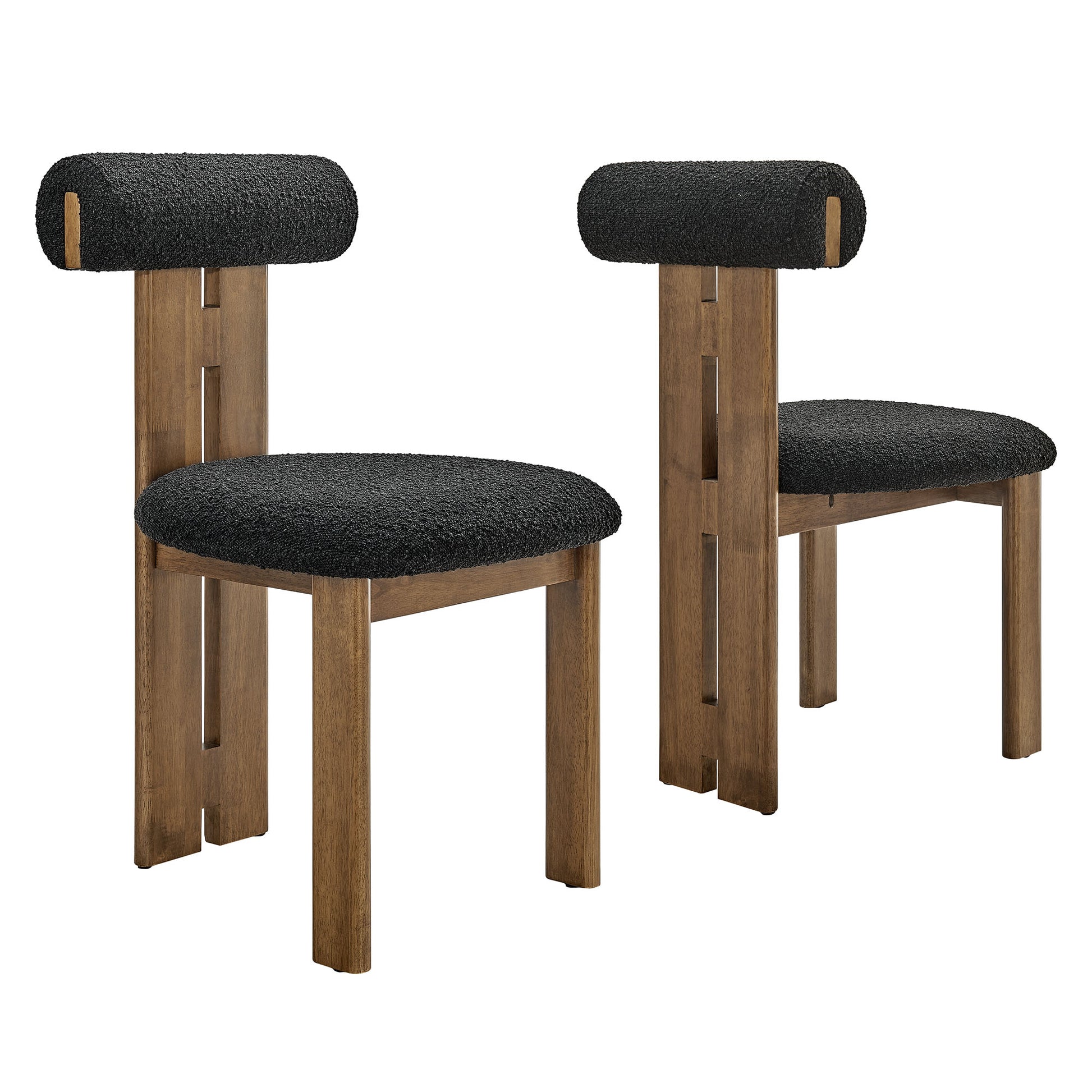 Torian Boucle Fabric Dining Chair Set of 2 by Modway - Best Buy Furniture