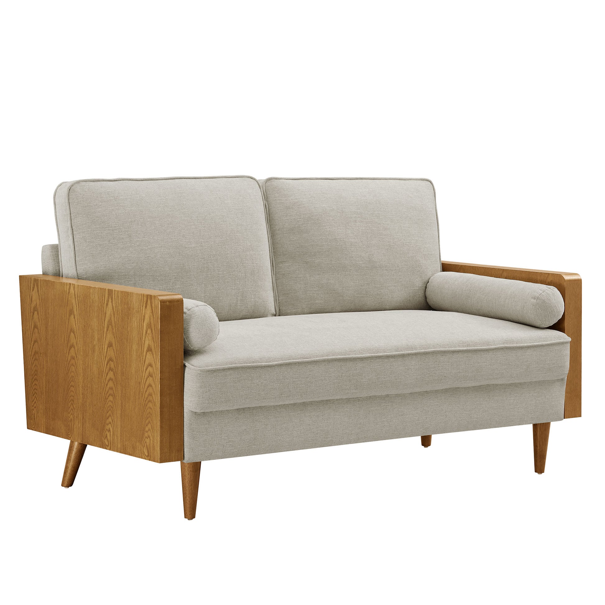 Kellan Heathered Weave Fabric Loveseat by Modway - Best Buy Furniture