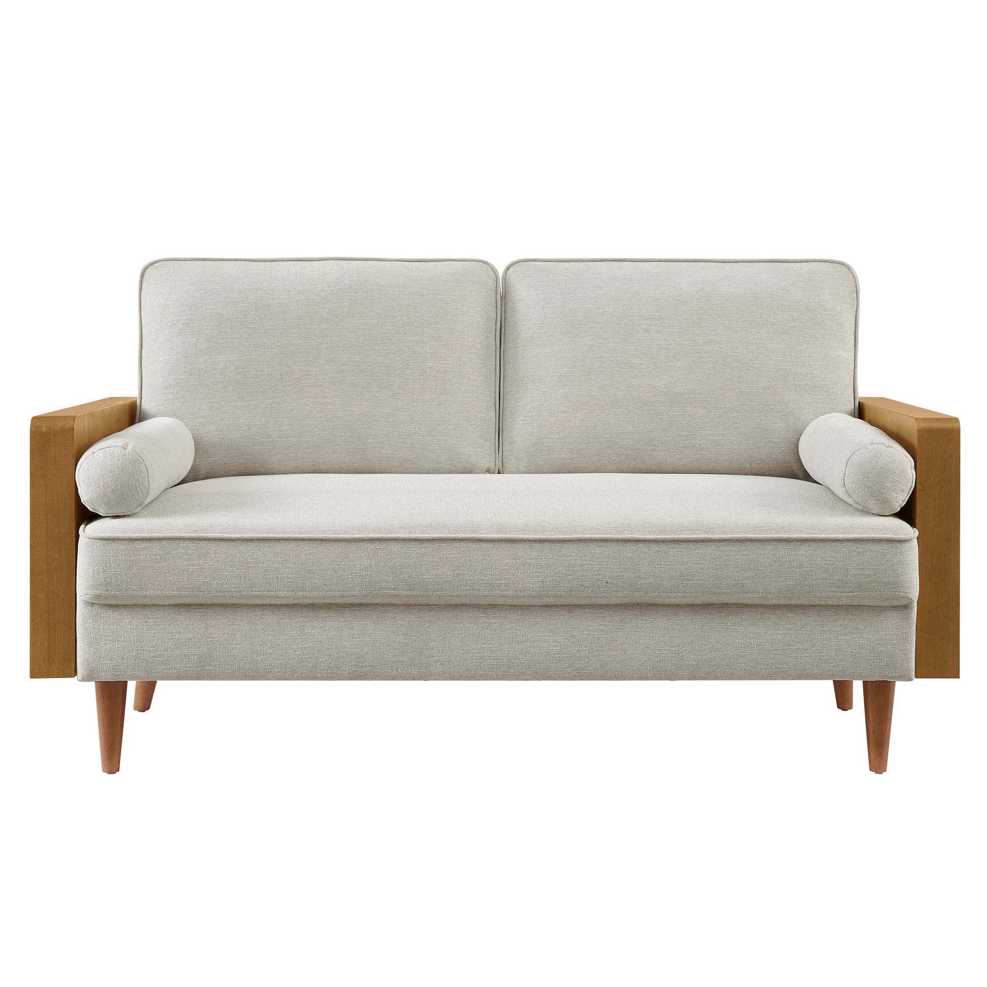 Kellan Heathered Weave Fabric Loveseat by Modway - Best Buy Furniture