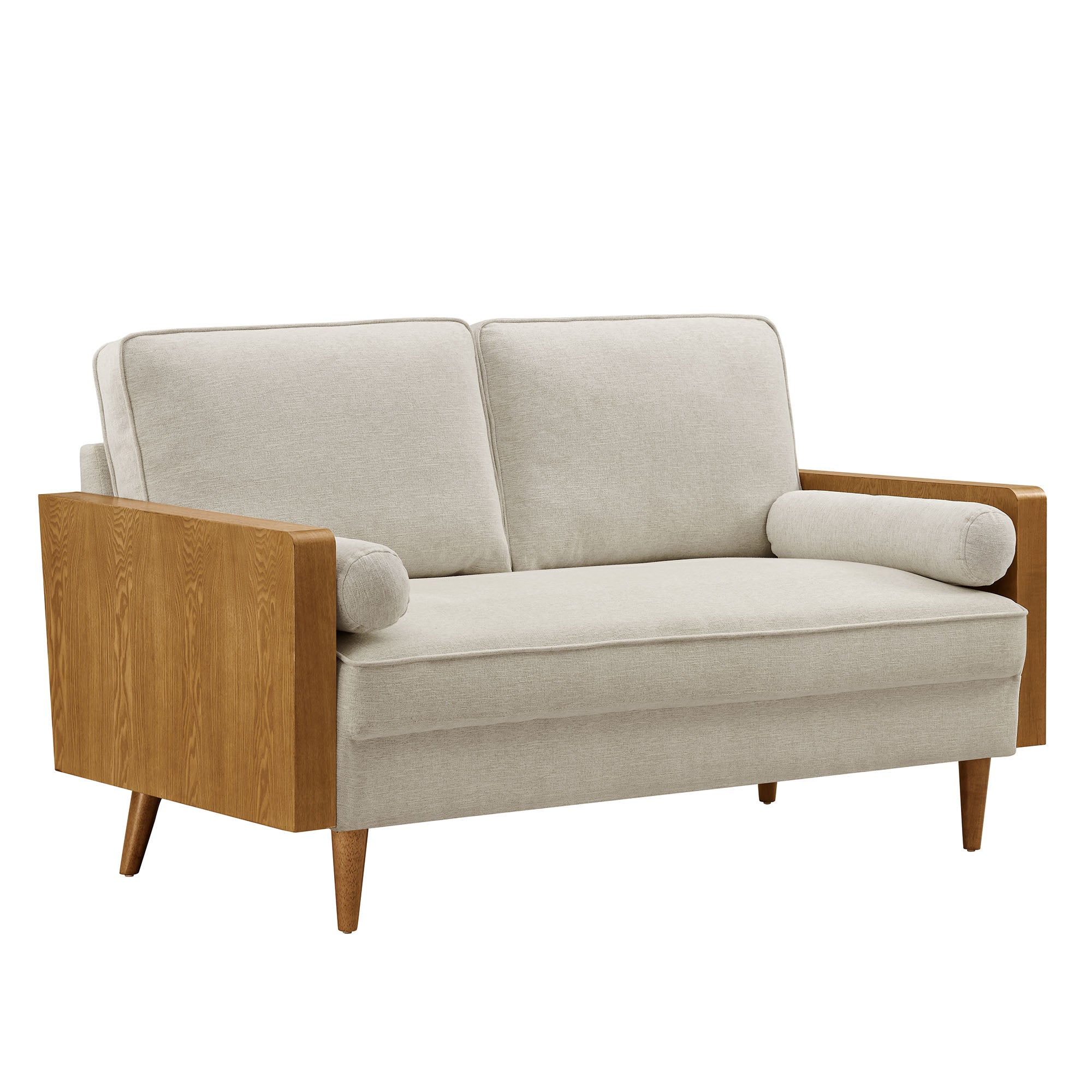 Kellan Heathered Weave Fabric Loveseat by Modway - Best Buy Furniture