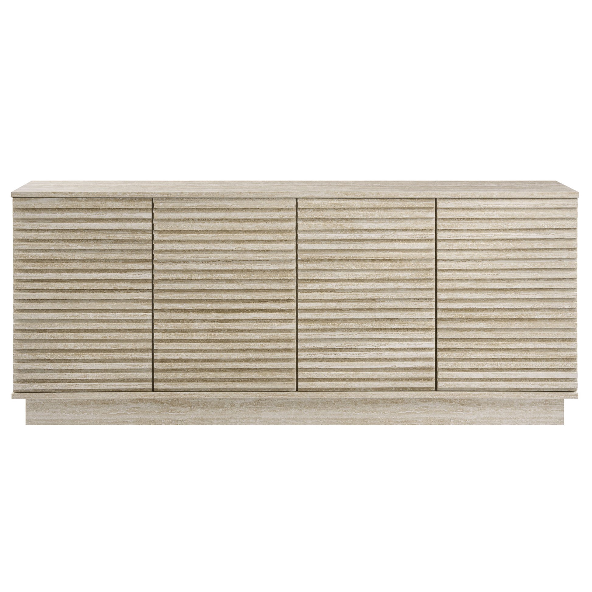 Render 70" Faux Travertine Sideboard Cabinet TV Stand by Modway - Best Buy Furniture