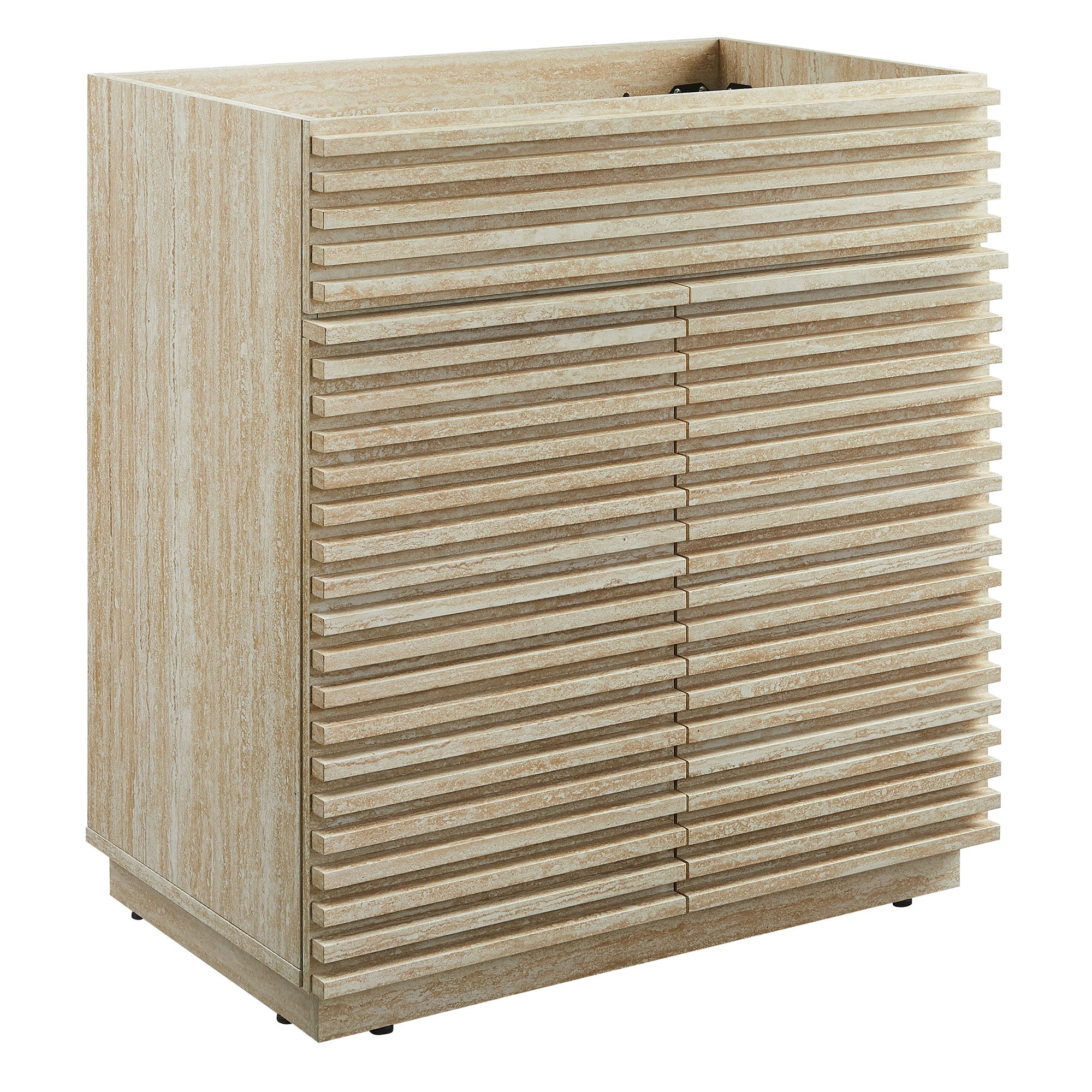 Render 30" Faux Travertine Bathroom Vanity Cabinet (Sink Not Included) by Modway - Best Buy Furniture