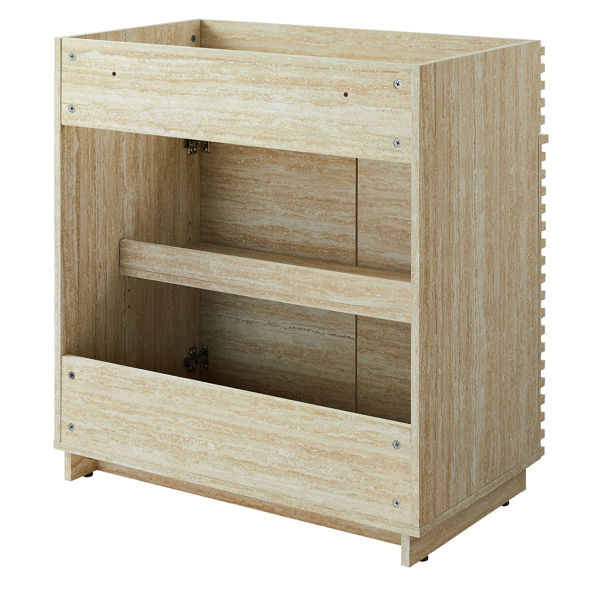 Render 30" Faux Travertine Bathroom Vanity Cabinet (Sink Not Included) by Modway - Best Buy Furniture