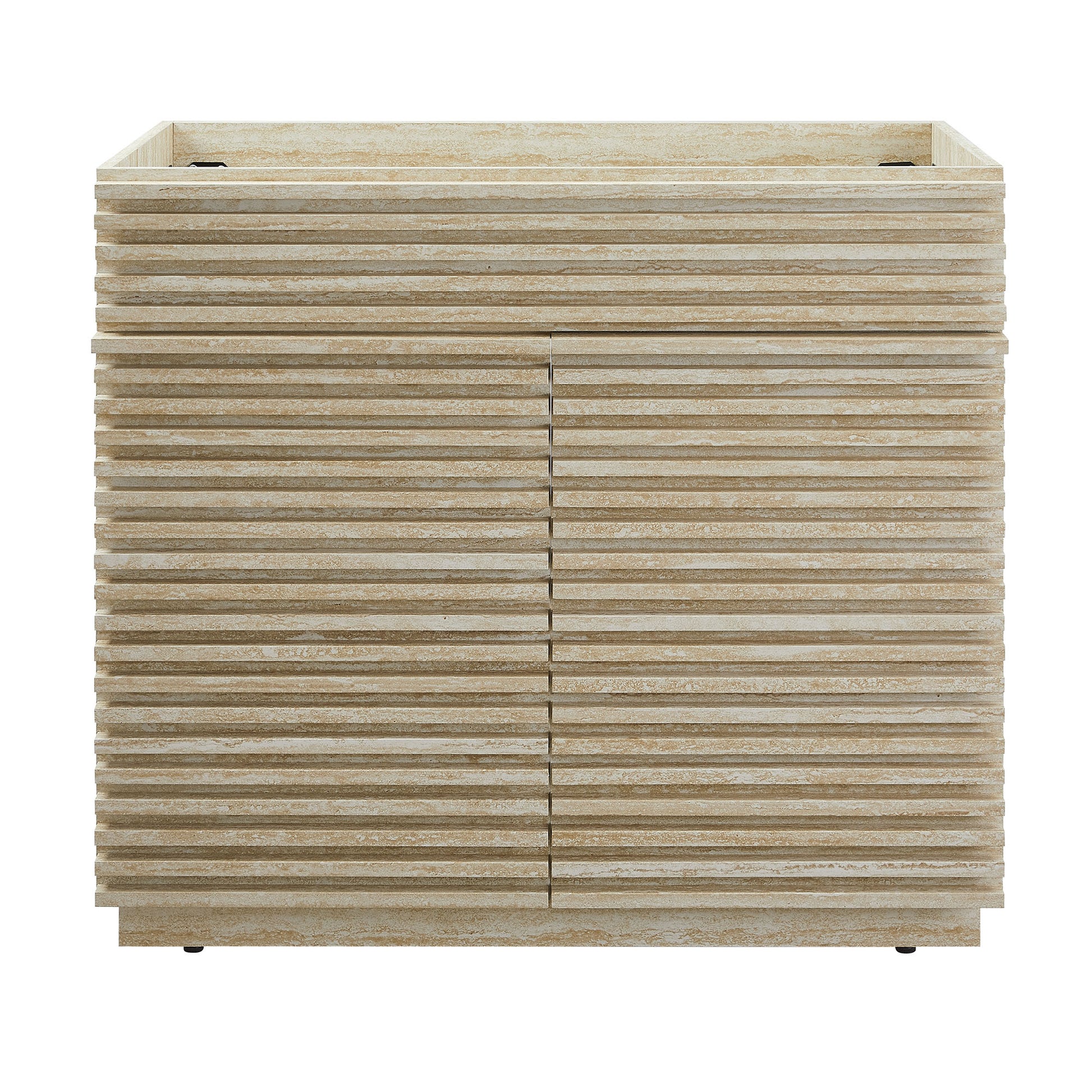 Render 36" Faux Travertine Bathroom Vanity Cabinet (Sink Not Included) by Modway - Best Buy Furniture