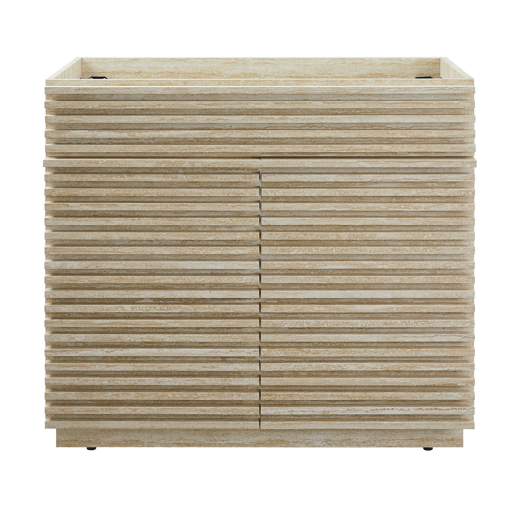Render 36" Faux Travertine Bathroom Vanity Cabinet (Sink Not Included) by Modway - Best Buy Furniture