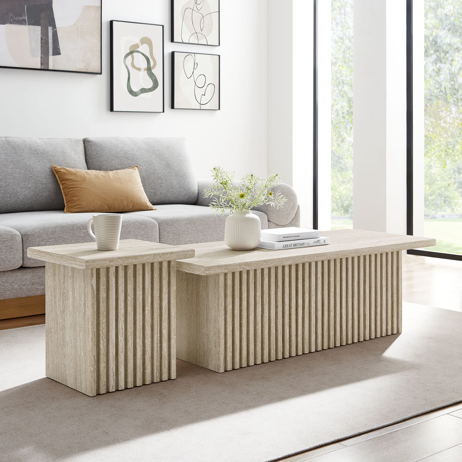 Render Nesting Coffee Tables Set of 2 by Modway - Best Buy Furniture