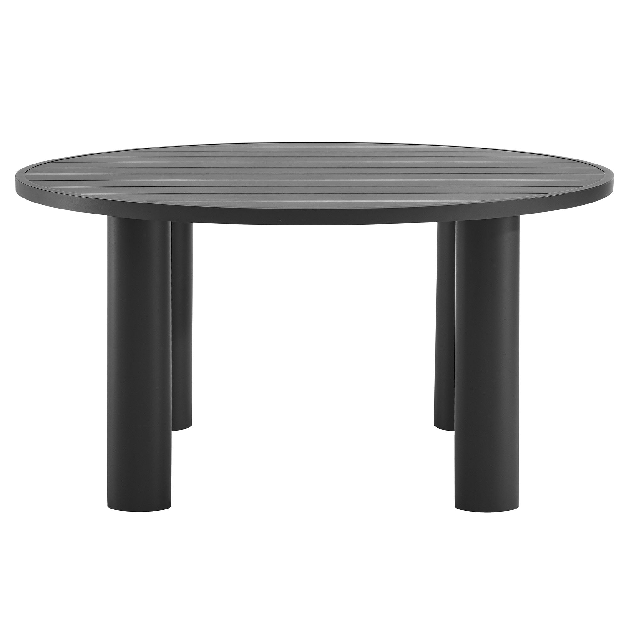 Nautica 5-Piece Round Outdoor Patio Aluminum Dining Table and Chairs Set by Modway - Best Buy Furniture