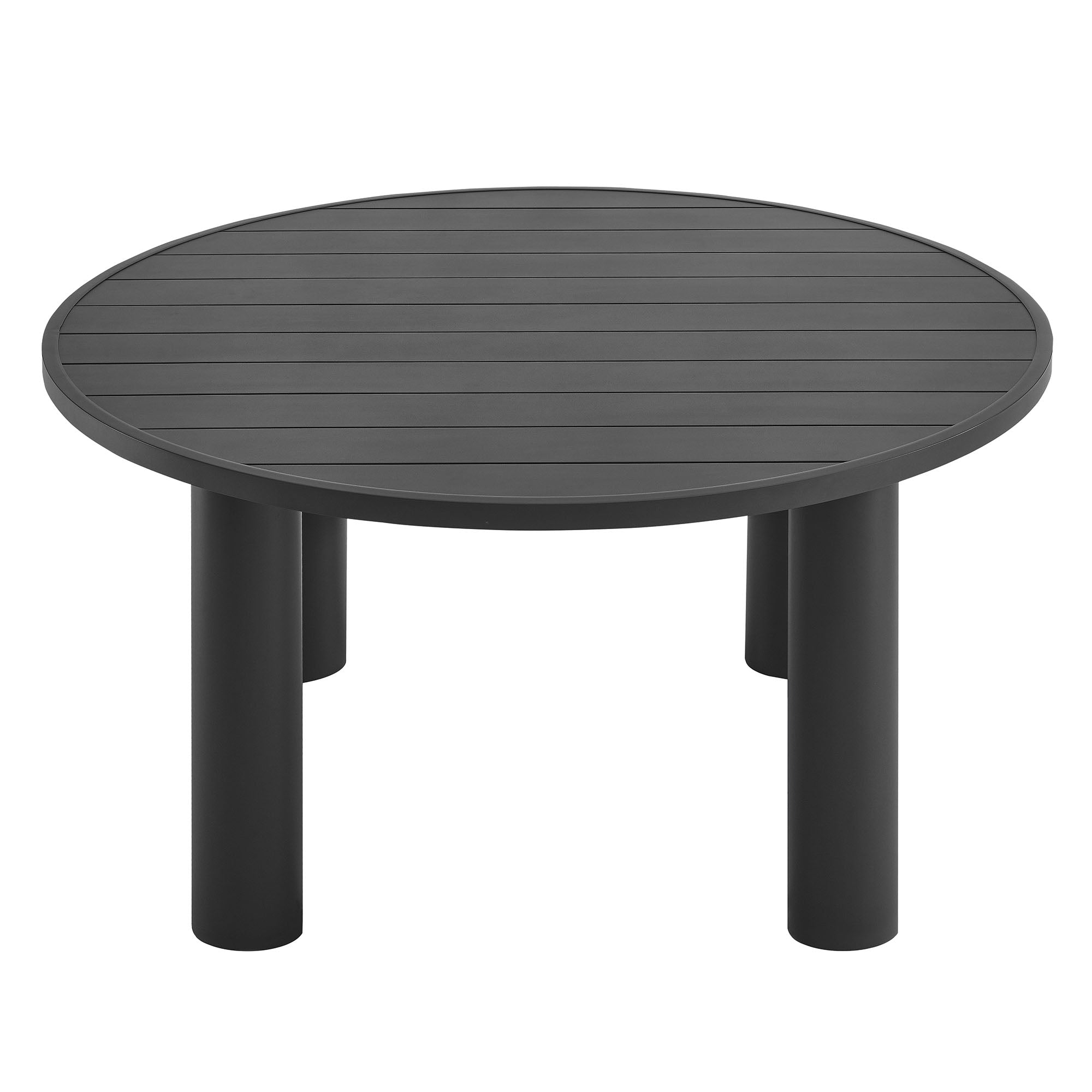 Nautica 5-Piece Round Outdoor Patio Aluminum Dining Table and Chairs Set by Modway - Best Buy Furniture