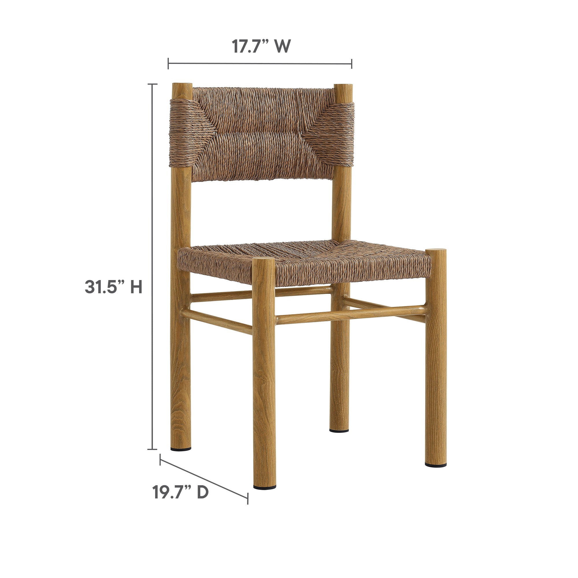 Parkland 7-Piece Rectangular Outdoor Patio Rattan and Aluminum Dining Table and Chairs Set by Modway - Best Buy Furniture