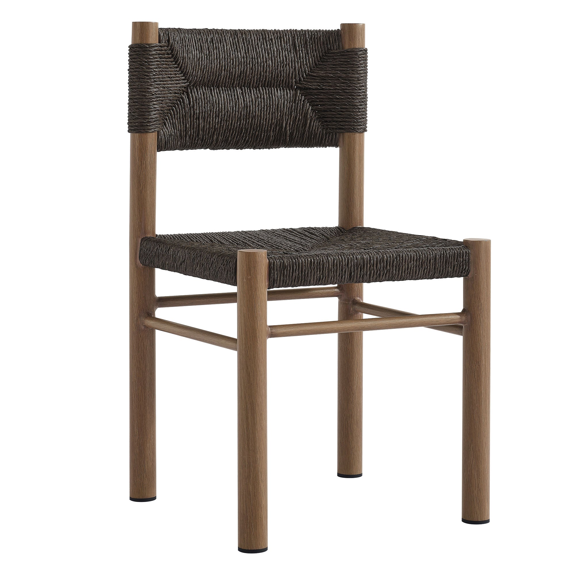 Parkland Outdoor Patio Rattan and Aluminum Dining Side Chairs Set of 2 by Modway - Best Buy Furniture