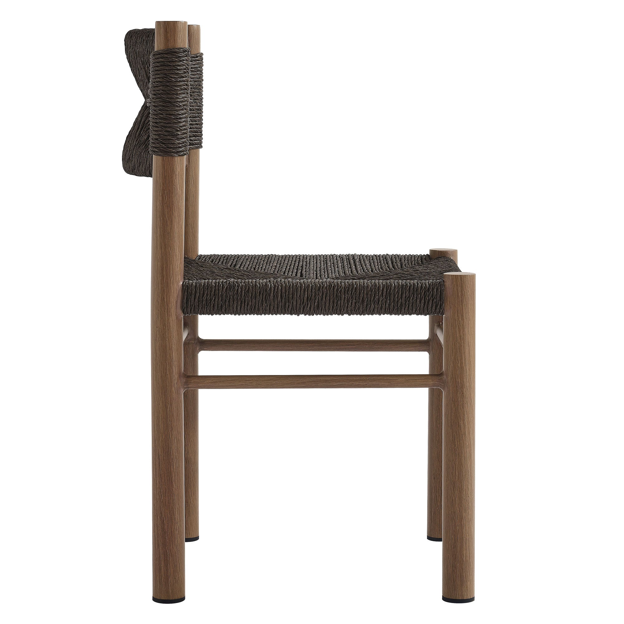 Parkland Outdoor Patio Rattan and Aluminum Dining Side Chairs Set of 2 by Modway - Best Buy Furniture