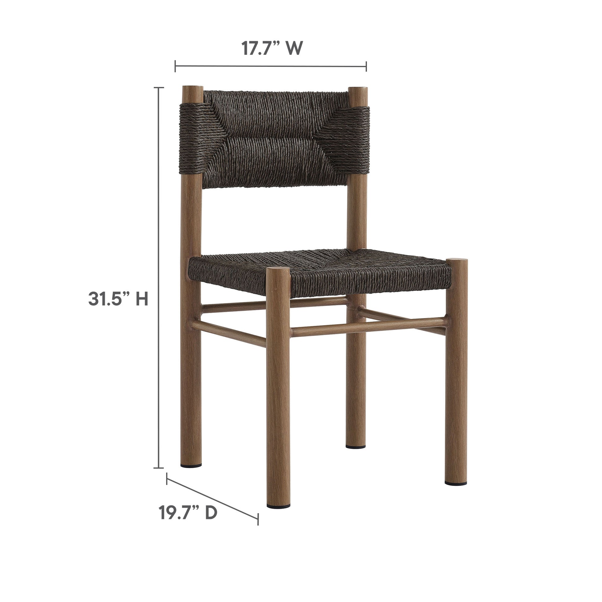 Parkland 7-Piece Rectangular Outdoor Patio Rattan and Aluminum Dining Table and Chairs Set by Modway - Best Buy Furniture