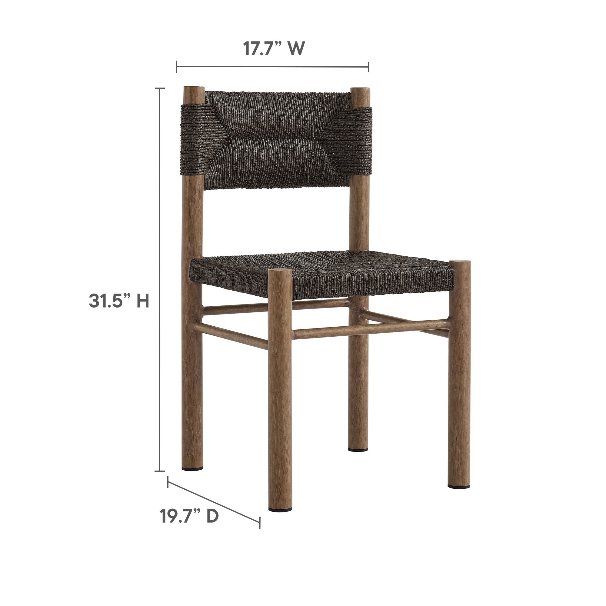 Parkland 7-Piece Rectangular Outdoor Patio Rattan and Aluminum Dining Table and Chairs Set by Modway - Best Buy Furniture
