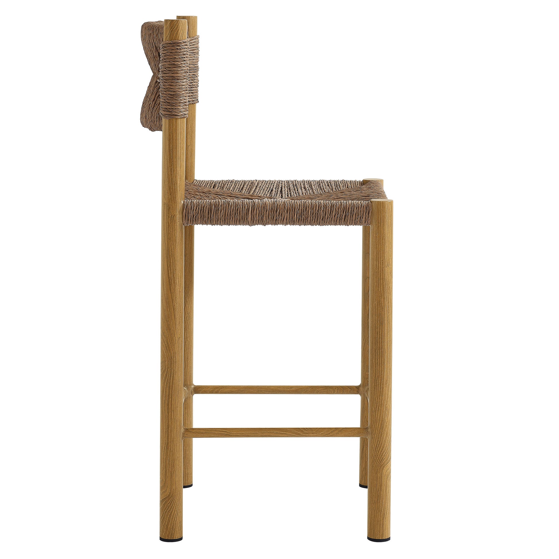 Parkland Outdoor Patio Rattan and Aluminum Counter Stools Set of 2 by Modway - Best Buy Furniture
