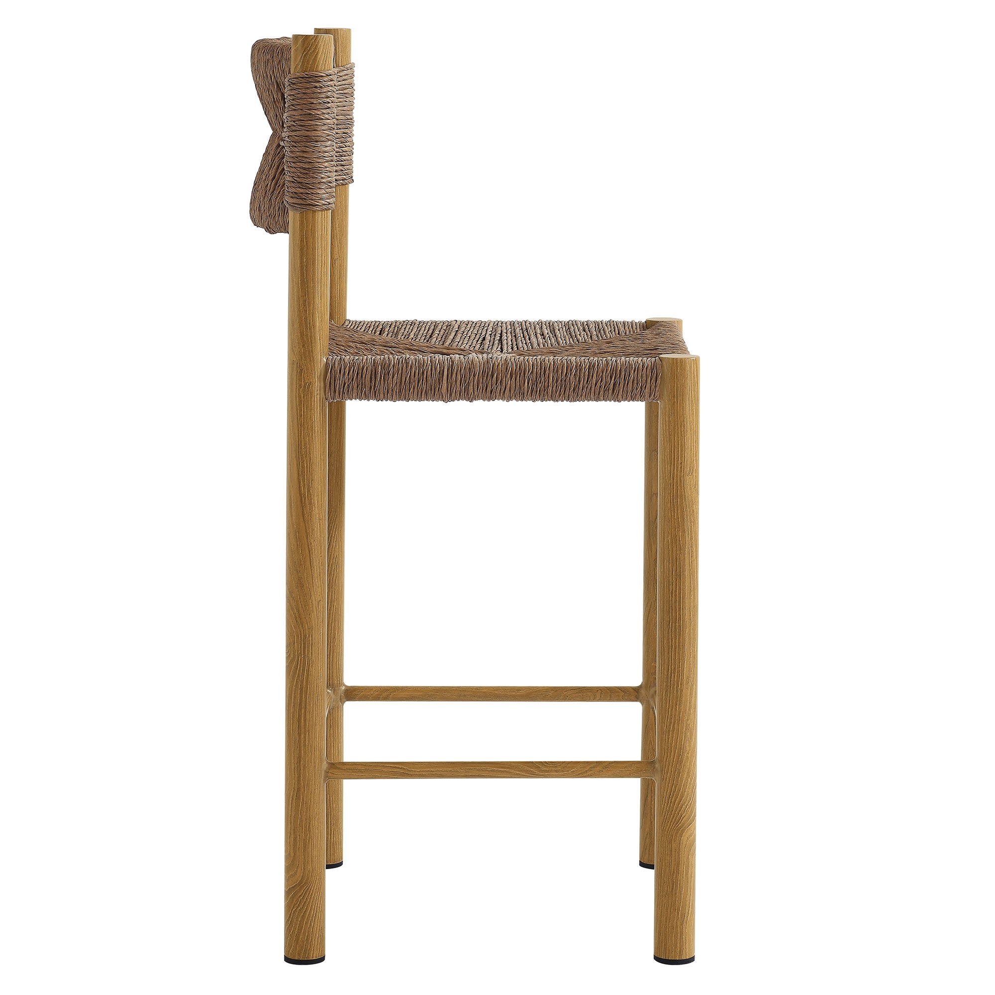 Parkland Outdoor Patio Rattan and Aluminum Counter Stools Set of 2 by Modway - Best Buy Furniture