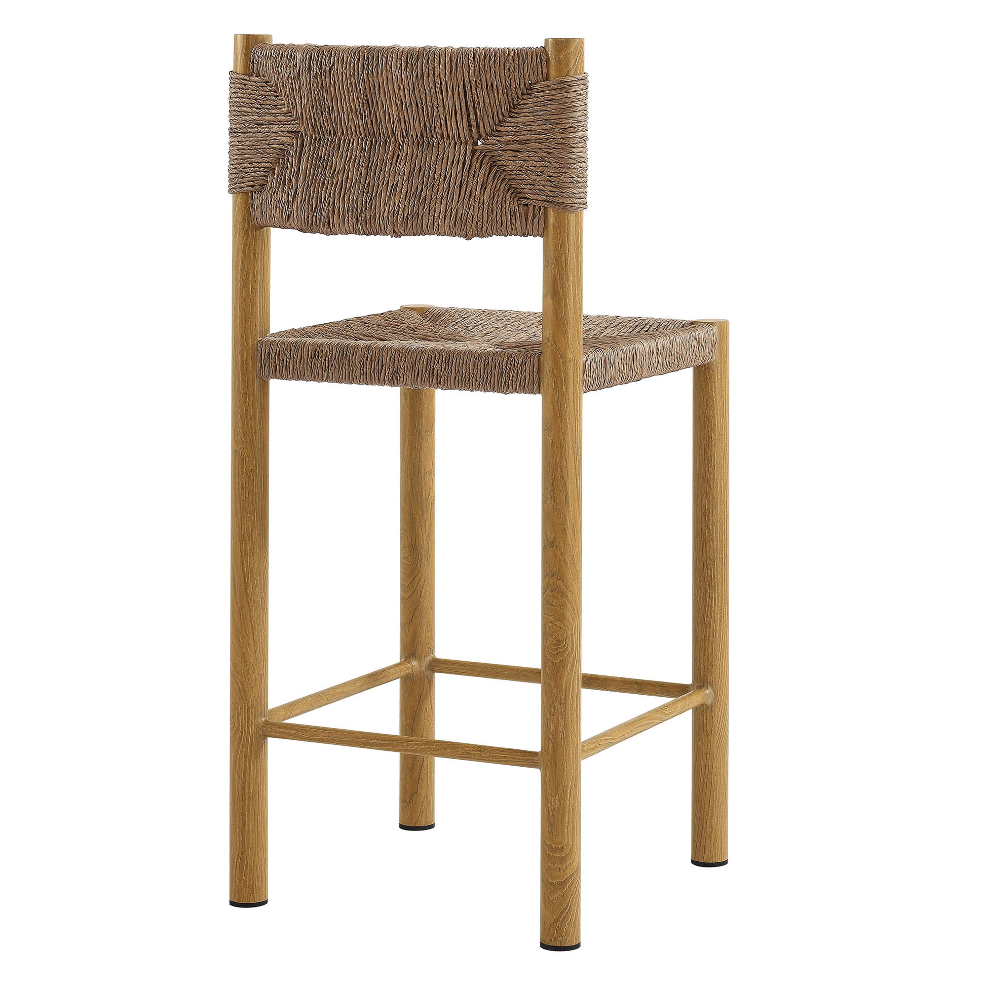 Parkland Outdoor Patio Rattan and Aluminum Counter Stools Set of 2 by Modway - Best Buy Furniture