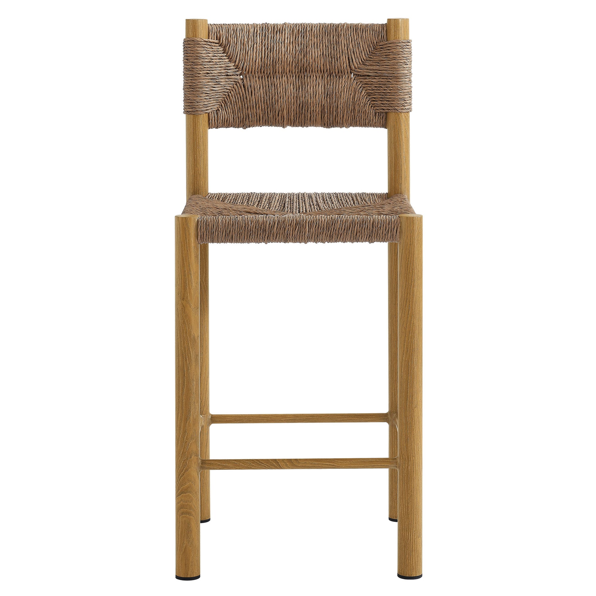 Parkland Outdoor Patio Rattan and Aluminum Counter Stools Set of 2 by Modway - Best Buy Furniture