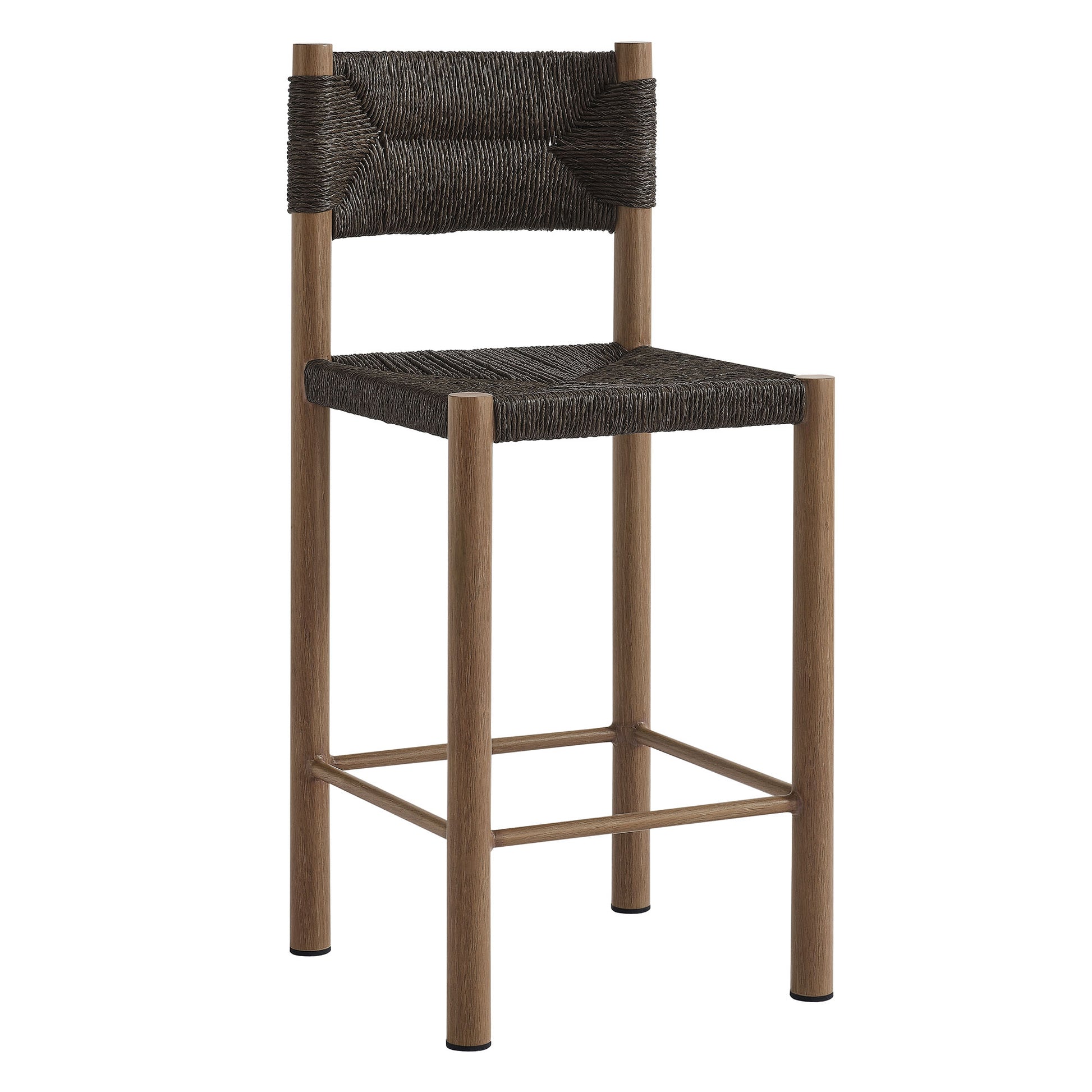 Parkland Outdoor Patio Rattan and Aluminum Counter Stools Set of 2 by Modway - Best Buy Furniture