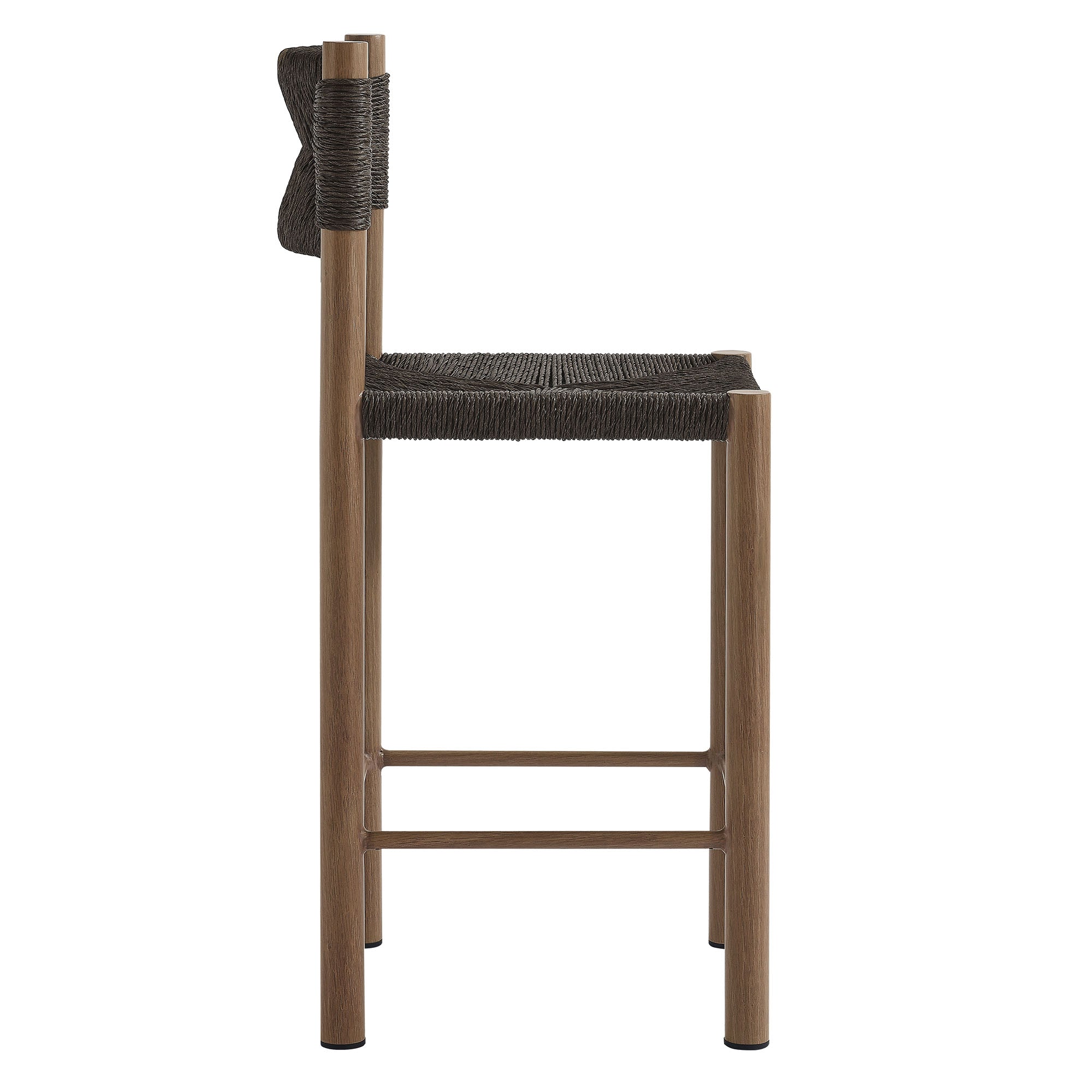 Parkland Outdoor Patio Rattan and Aluminum Counter Stools Set of 2 by Modway - Best Buy Furniture