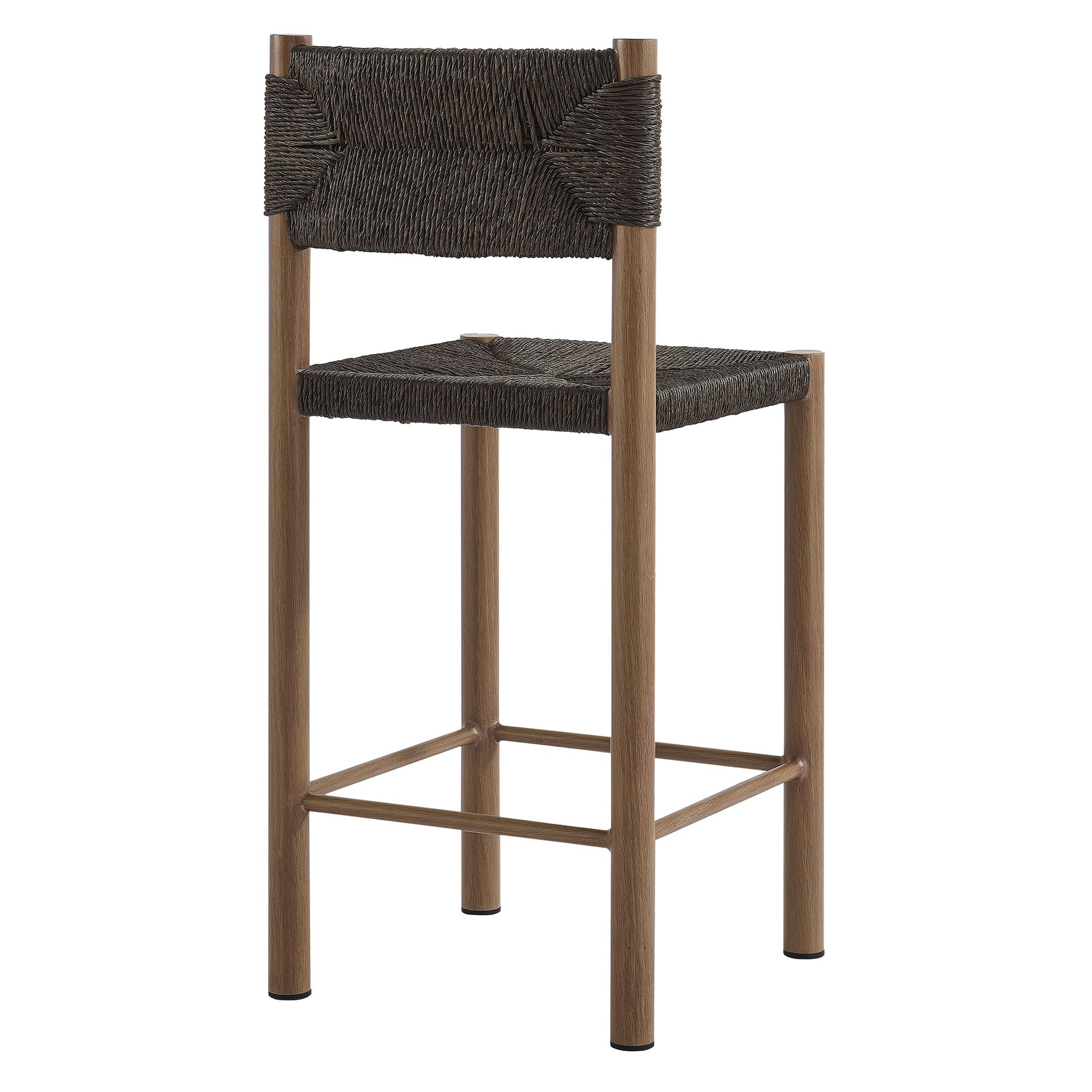 Parkland Outdoor Patio Rattan and Aluminum Counter Stools Set of 2 by Modway - Best Buy Furniture
