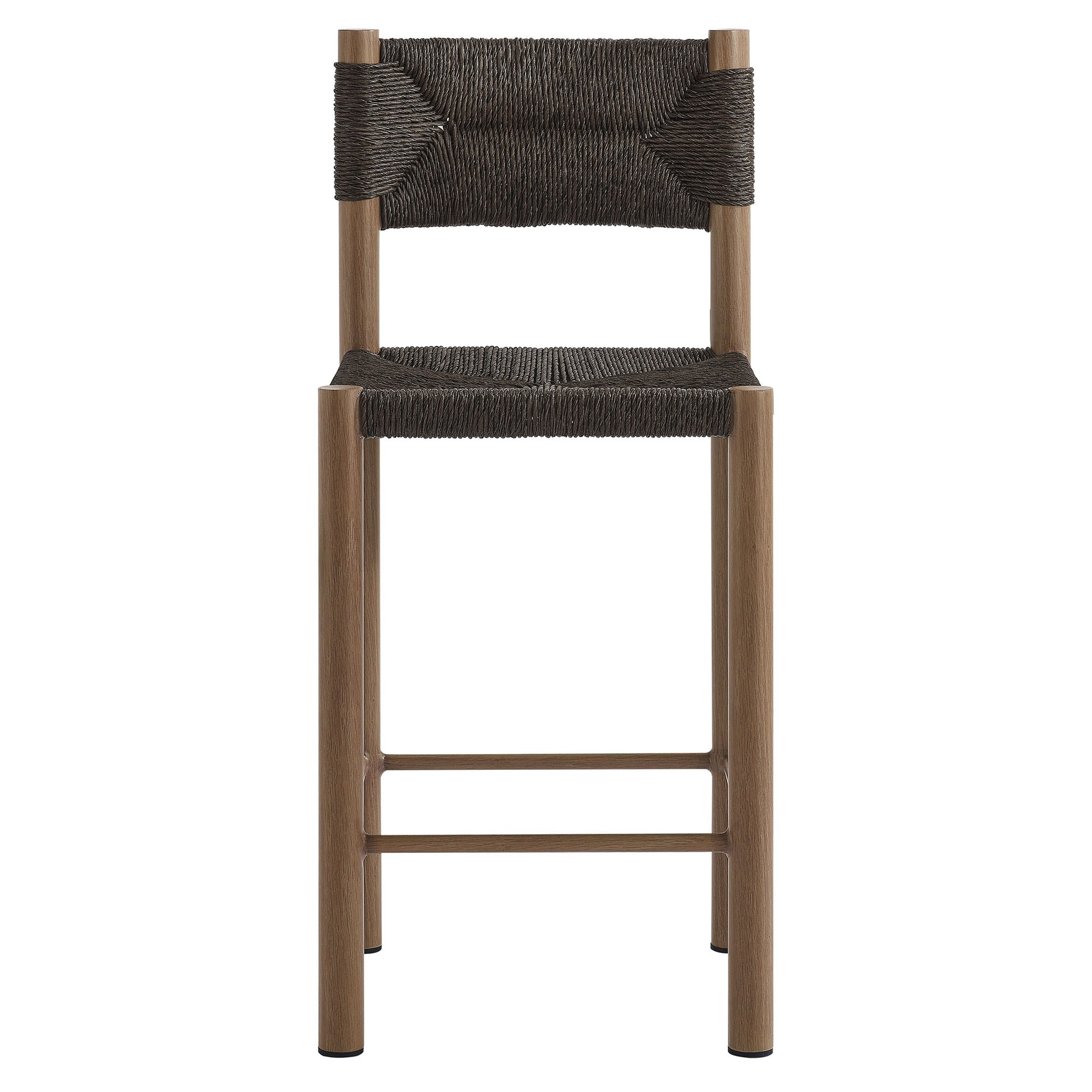 Parkland Outdoor Patio Rattan and Aluminum Counter Stools Set of 2 by Modway - Best Buy Furniture