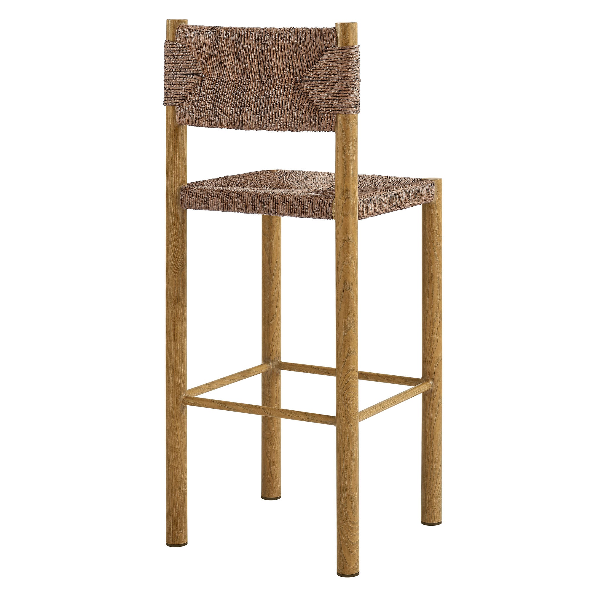 Parkland Outdoor Patio Rattan and Aluminum Bar Stools Set of 2 by Modway - Best Buy Furniture