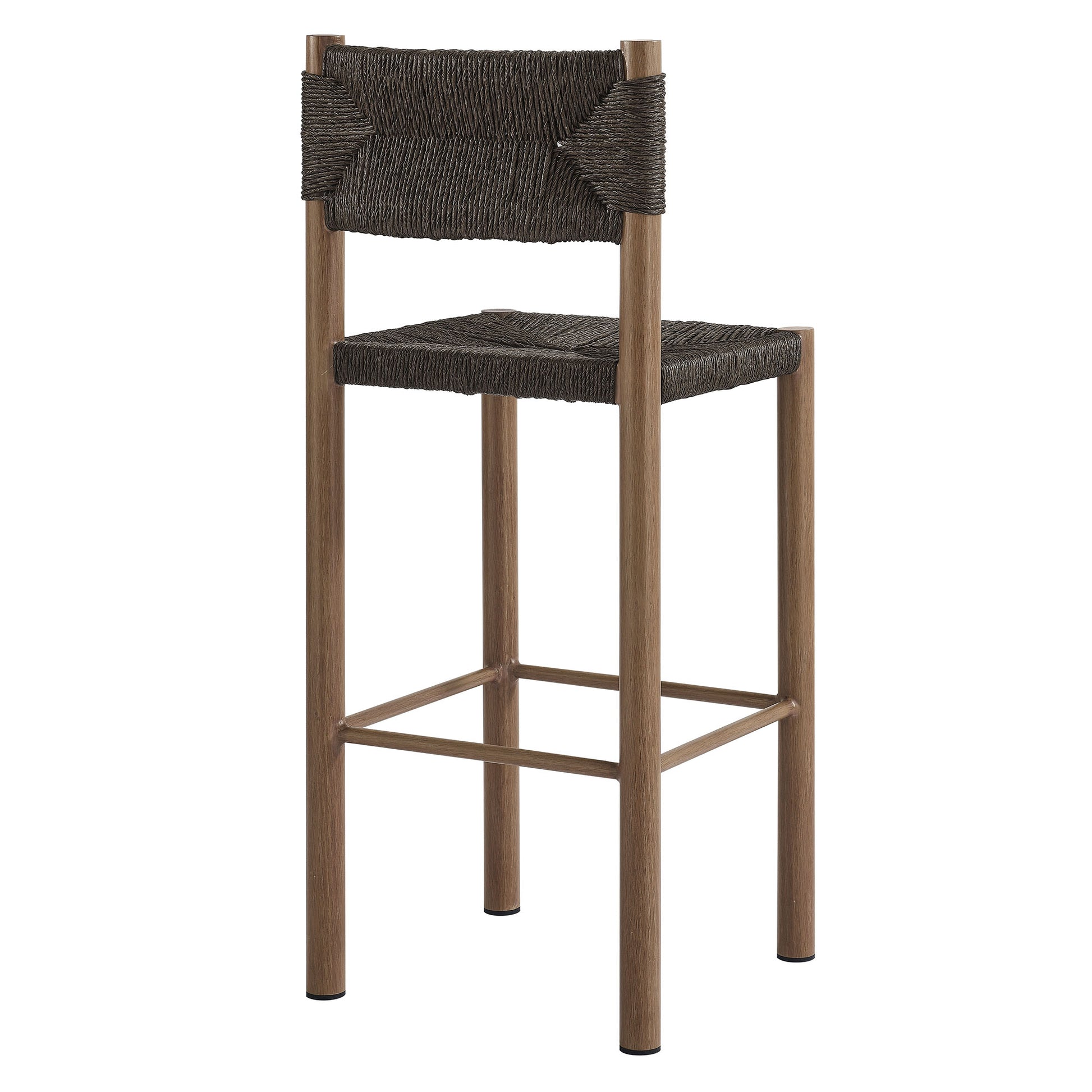 Parkland Outdoor Patio Rattan and Aluminum Bar Stools Set of 2 by Modway - Best Buy Furniture