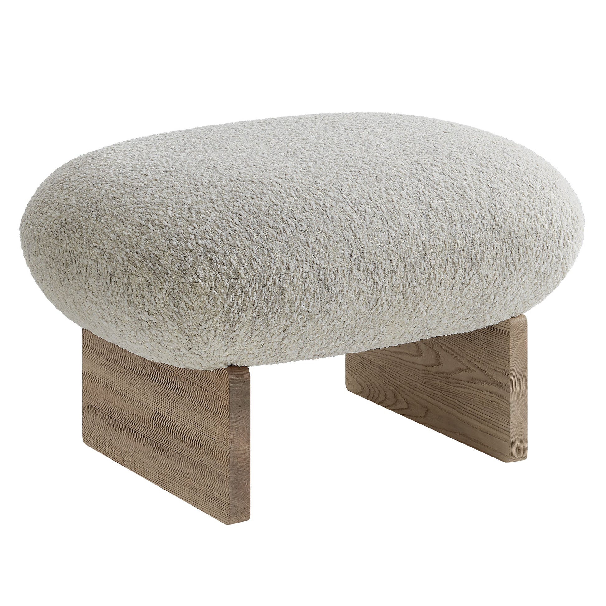 Loyal Boucle Fabric Accent Chair and Ottoman Set by Modway - Best Buy Furniture