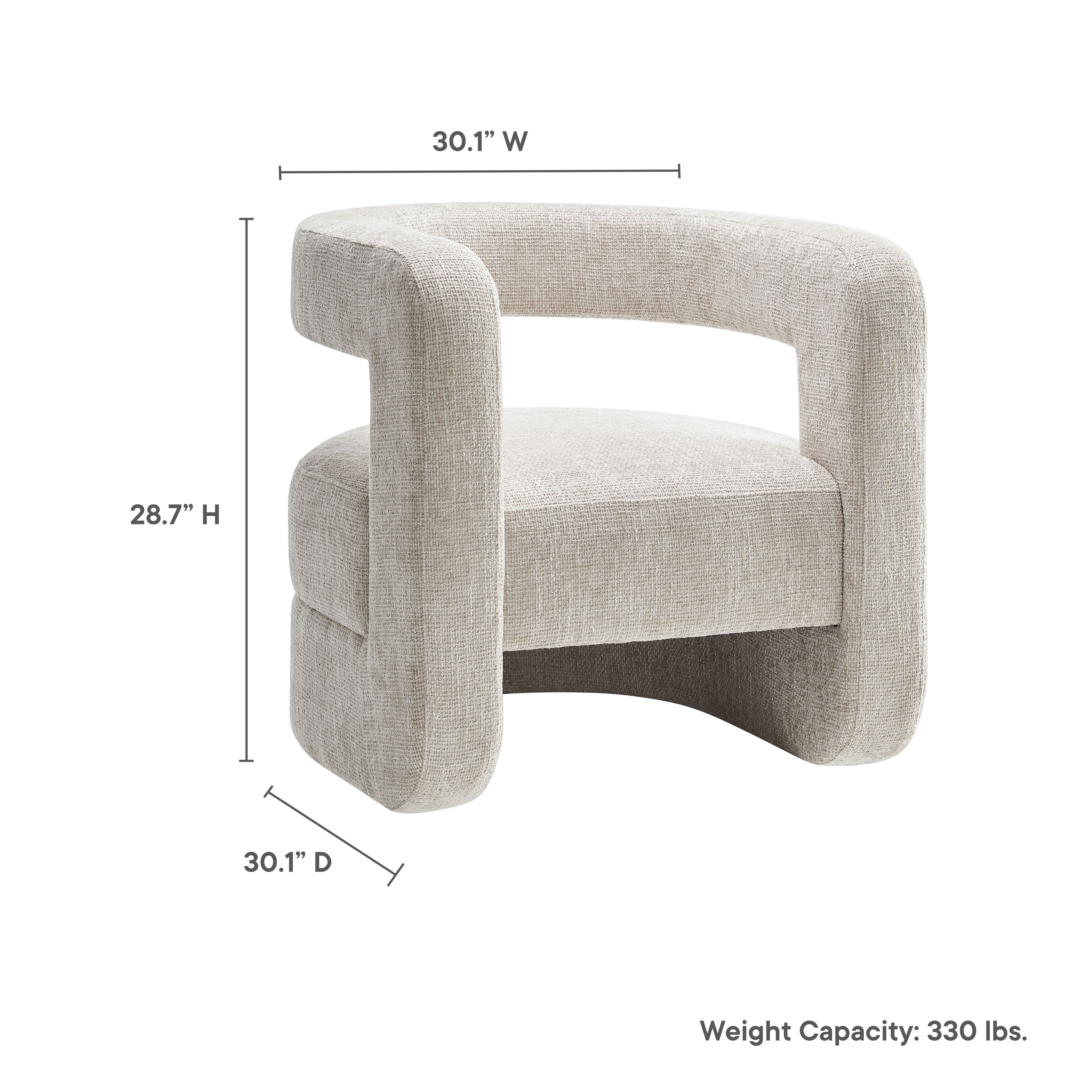 Jaylin Upholstered Chenille Accent Chair by Modway - Best Buy Furniture