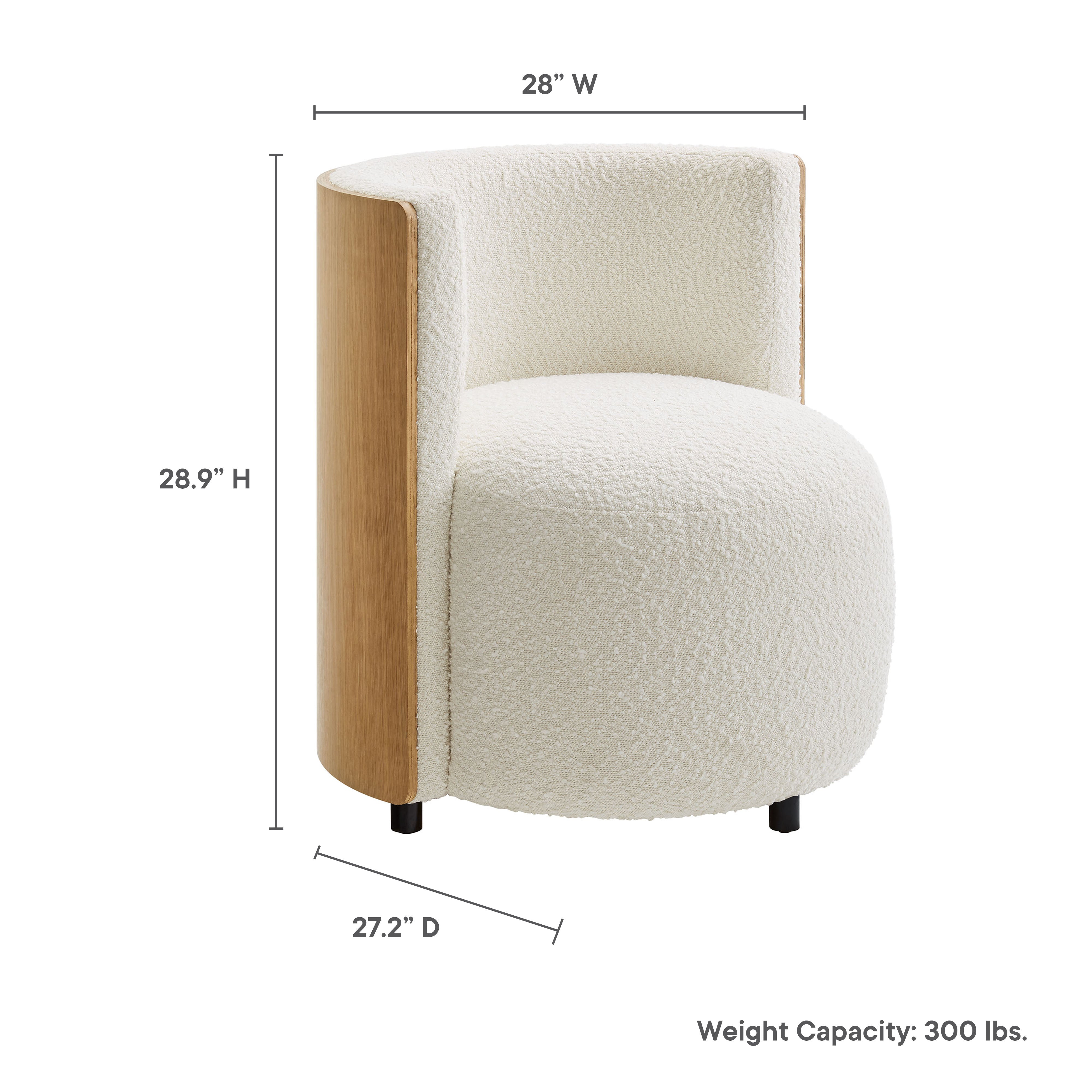 Solis Boucle Accent Chair by Modway - Best Buy Furniture