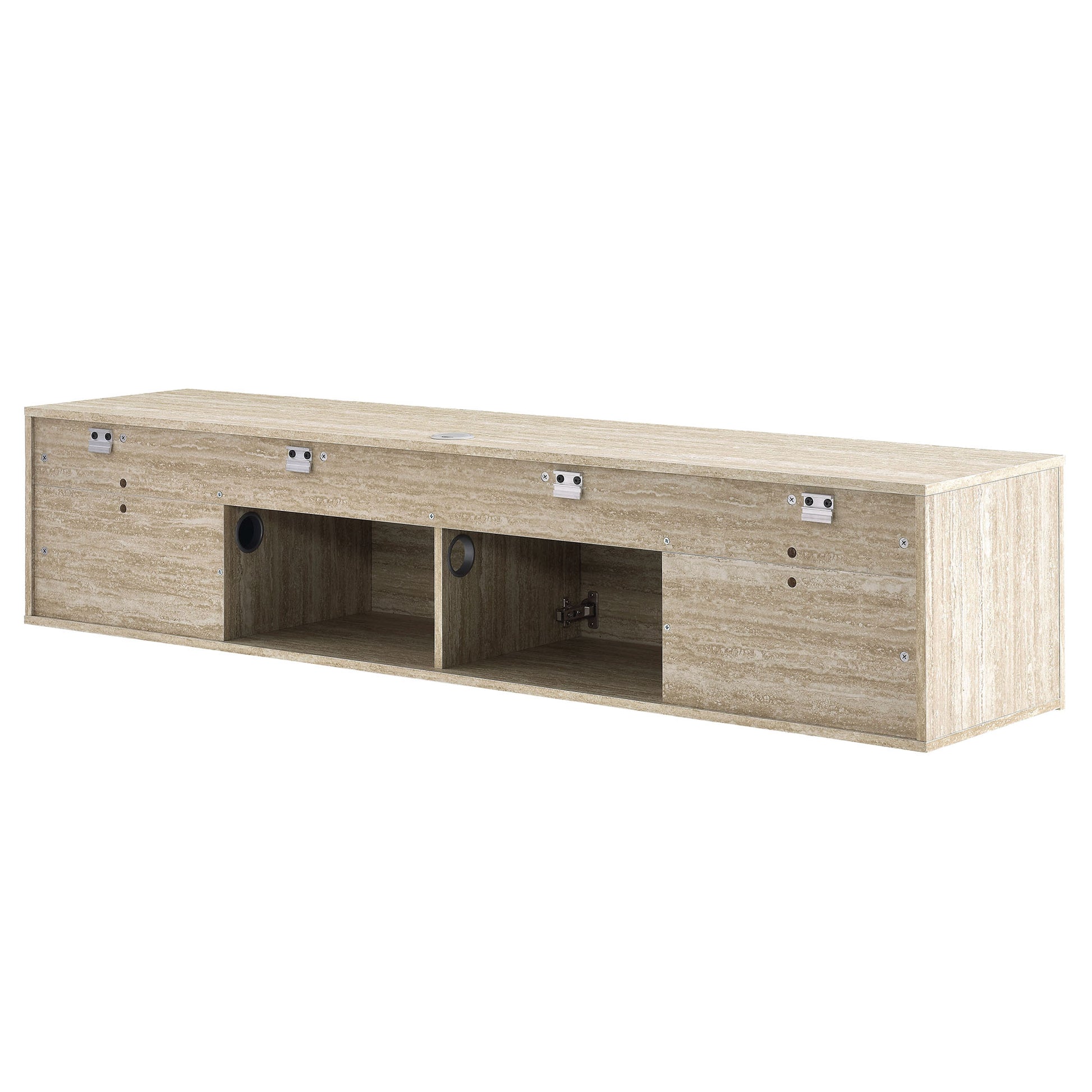 Terra 71" Wall-Mounted TV Stand by Modway - Best Buy Furniture